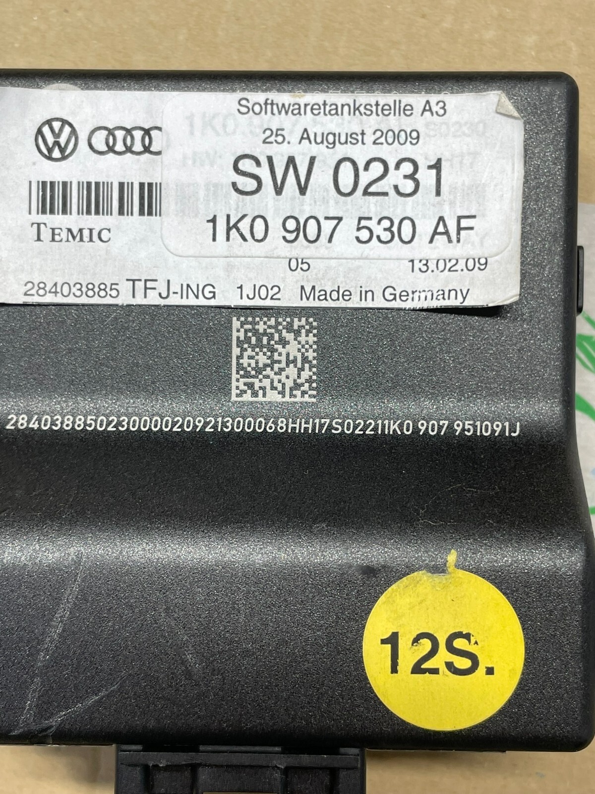 AUDI VW SEAT DIAGNOSEINTERFACE GATEWAY 1K0907530AF = 7N0907530 = 8P0907530A ORIG - Obrázek 4