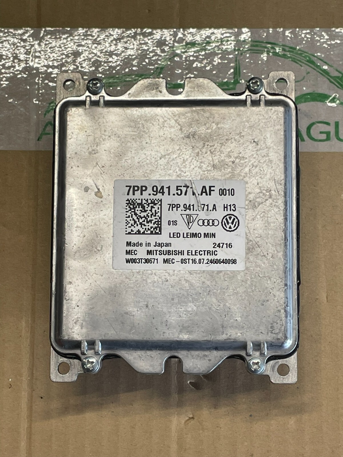 AUDI VW ŠKODA SCHEINWERFER STEUERGERÄT LED 7PP941571AF DEMONT VOM TEST WAGEN ORG