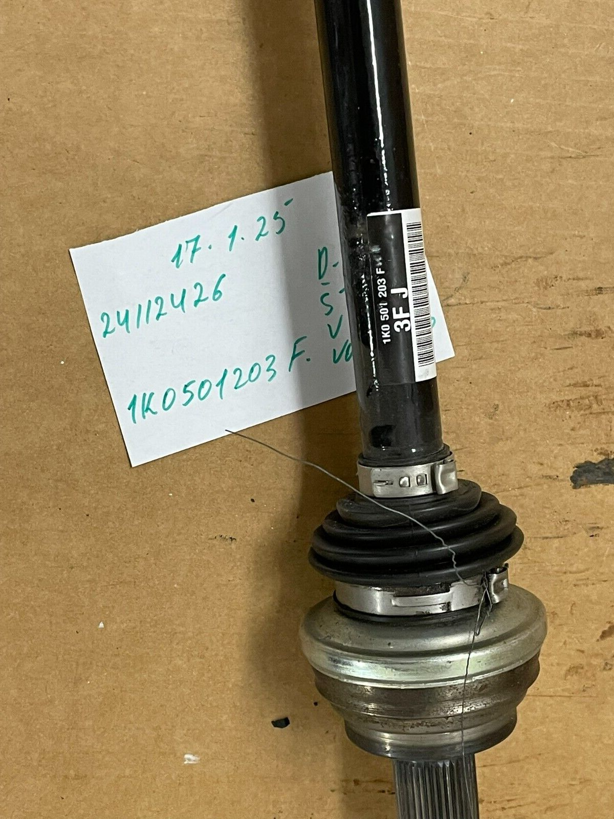 AUDI VW ŠKODA SEAT GELENKWELLE MIT GLEICHLAUFGELENKEN LINKS 1K0501203F TEST CAR - Obrázek 15