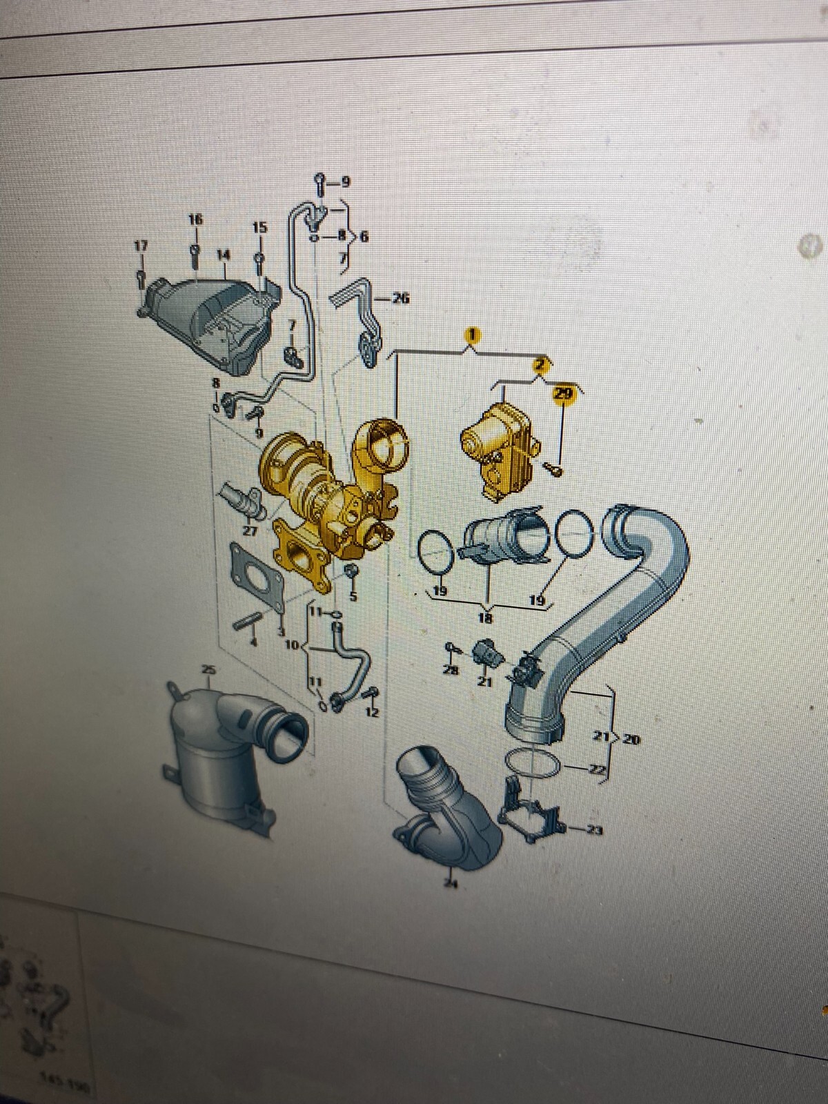 AUDI VW SKODA SEAT TURBO TURBOLADER 04E145715M ORIGINAL NEU!!! - Obrázek 11