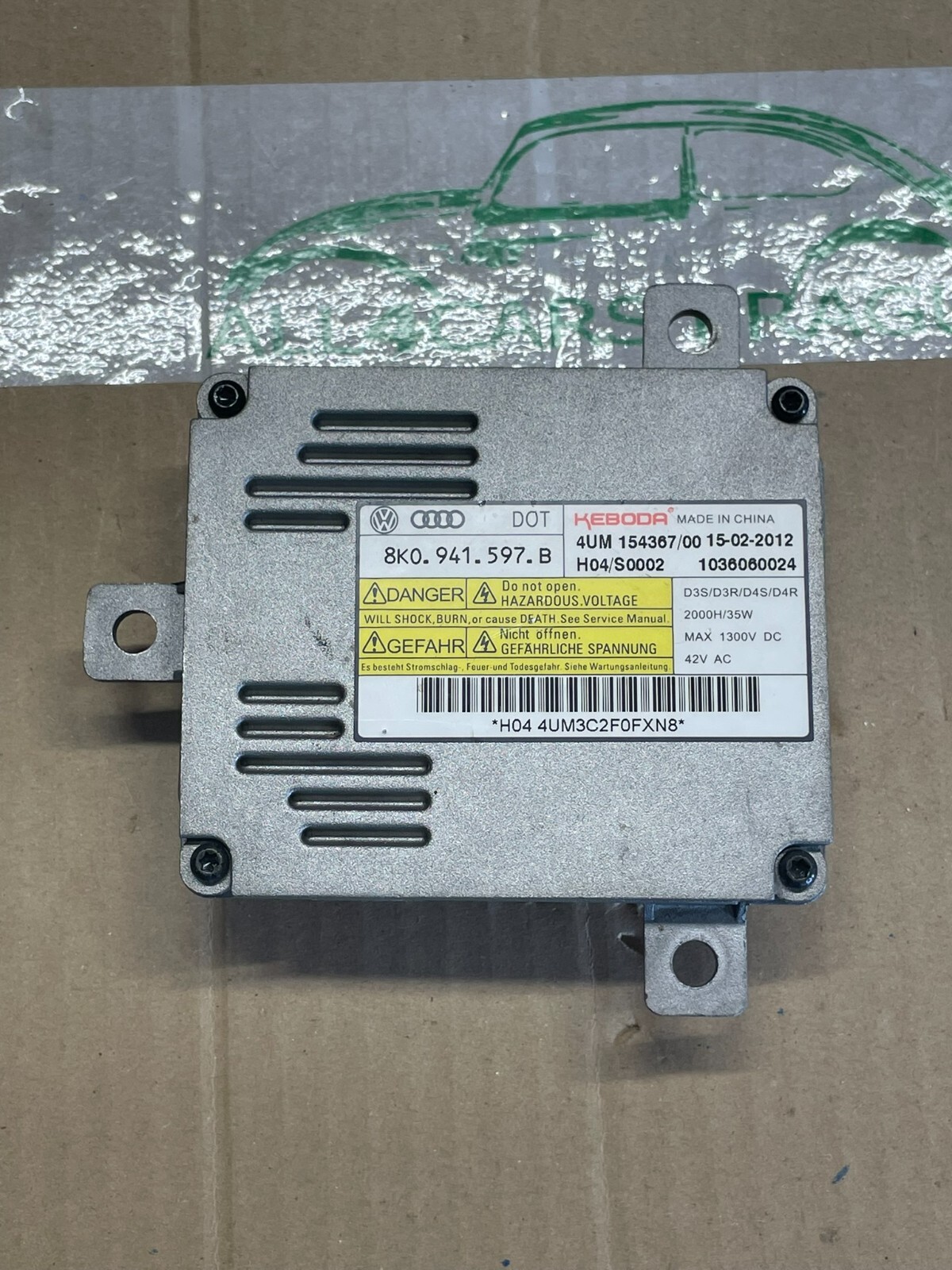 AUDI VW ŠKODA XENON SCHEINWERFER STEUERGERÄT 8K0941597B DEM VOM NEU SCHEINWERFER - Obrázek 7