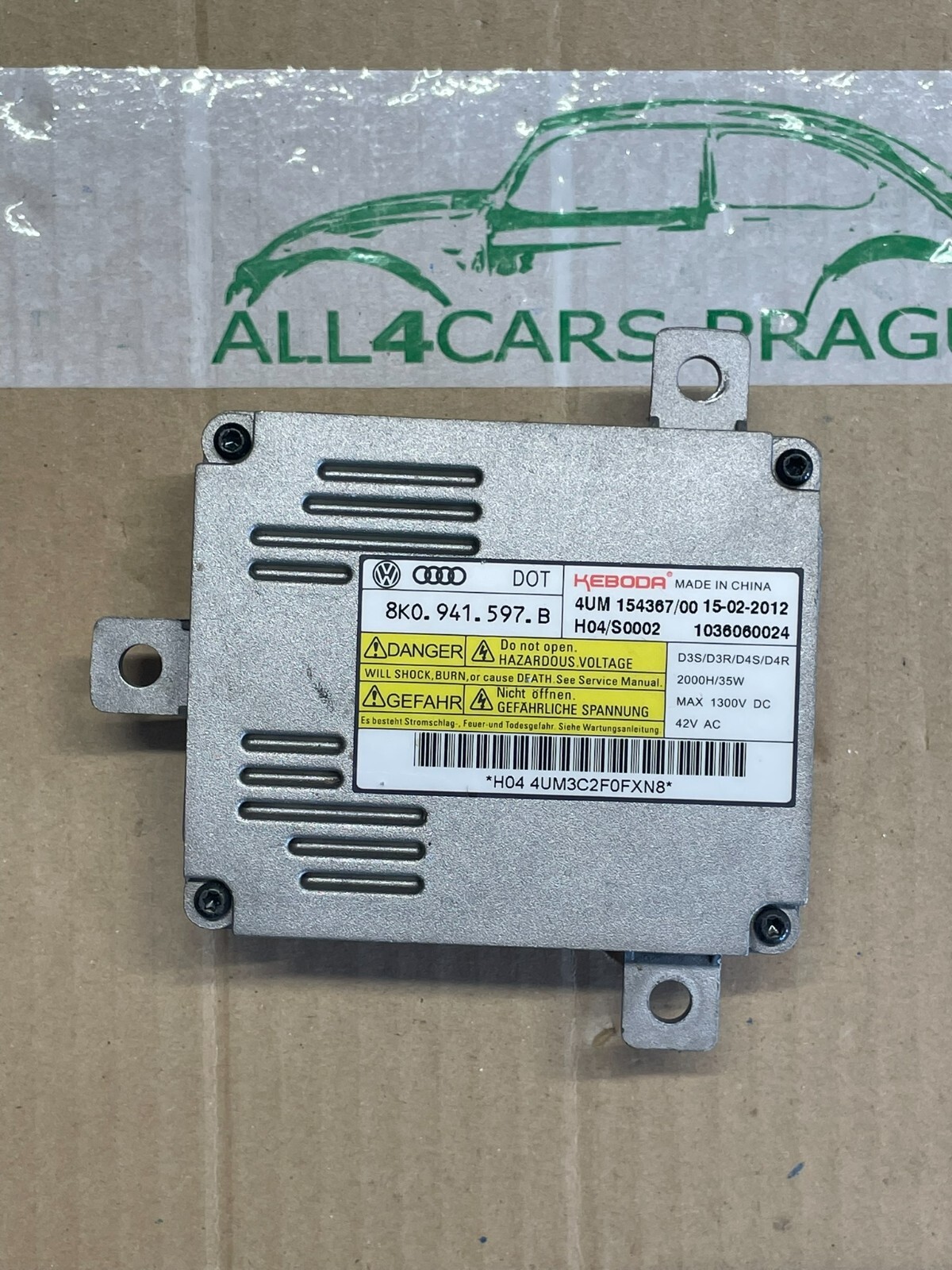 AUDI VW ŠKODA XENON SCHEINWERFER STEUERGERÄT 8K0941597B DEM VOM NEU SCHEINWERFER