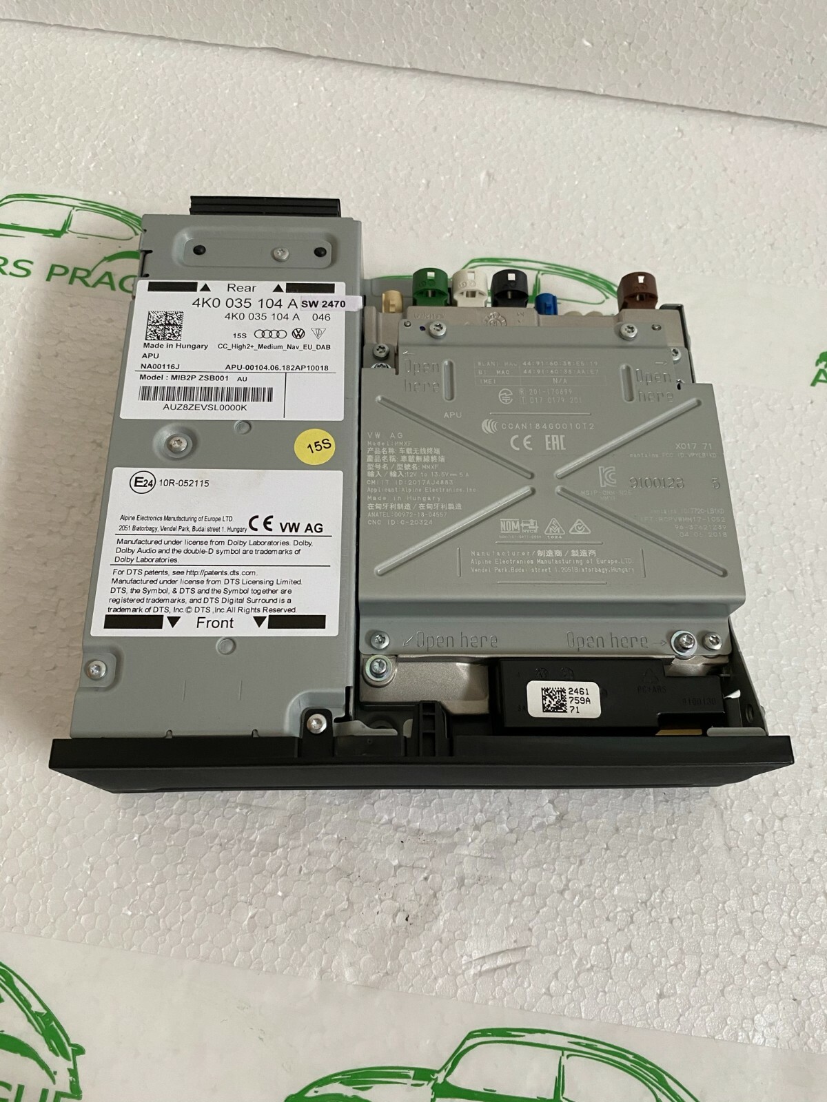 Audi Q7Q8 4M A6 A7 4K Navigation 4K0 035 104 A MIB2 High eSIM DAB 4K0035104A NEW - Obrázek 5