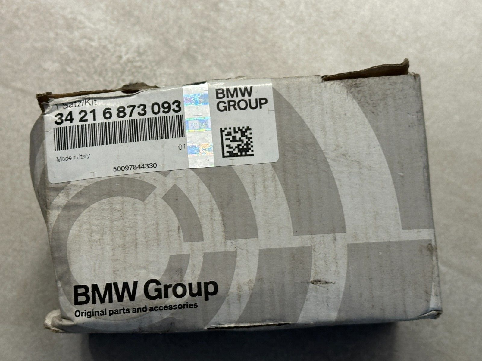 BMW 1,2,3,4 BREMSBELÄGE BREMSBELAGSATZ HINTEN 34216873093-34216850569 ORIGINAL! - Obrázek 3