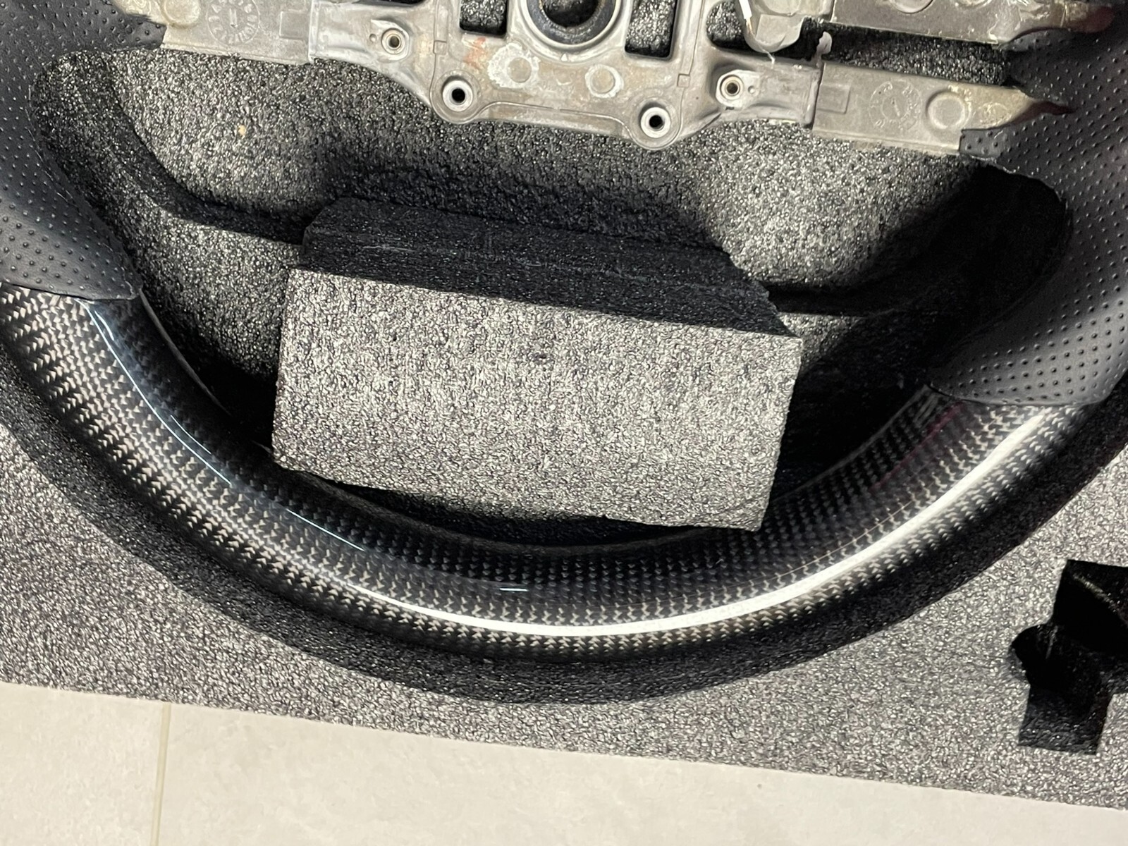 CARBON LENKRAD FÜR MERCEDES BENZ SPORT AMG LEERES RAHMEN INDIVIDUELLE PRODUKT - Obrázek 12