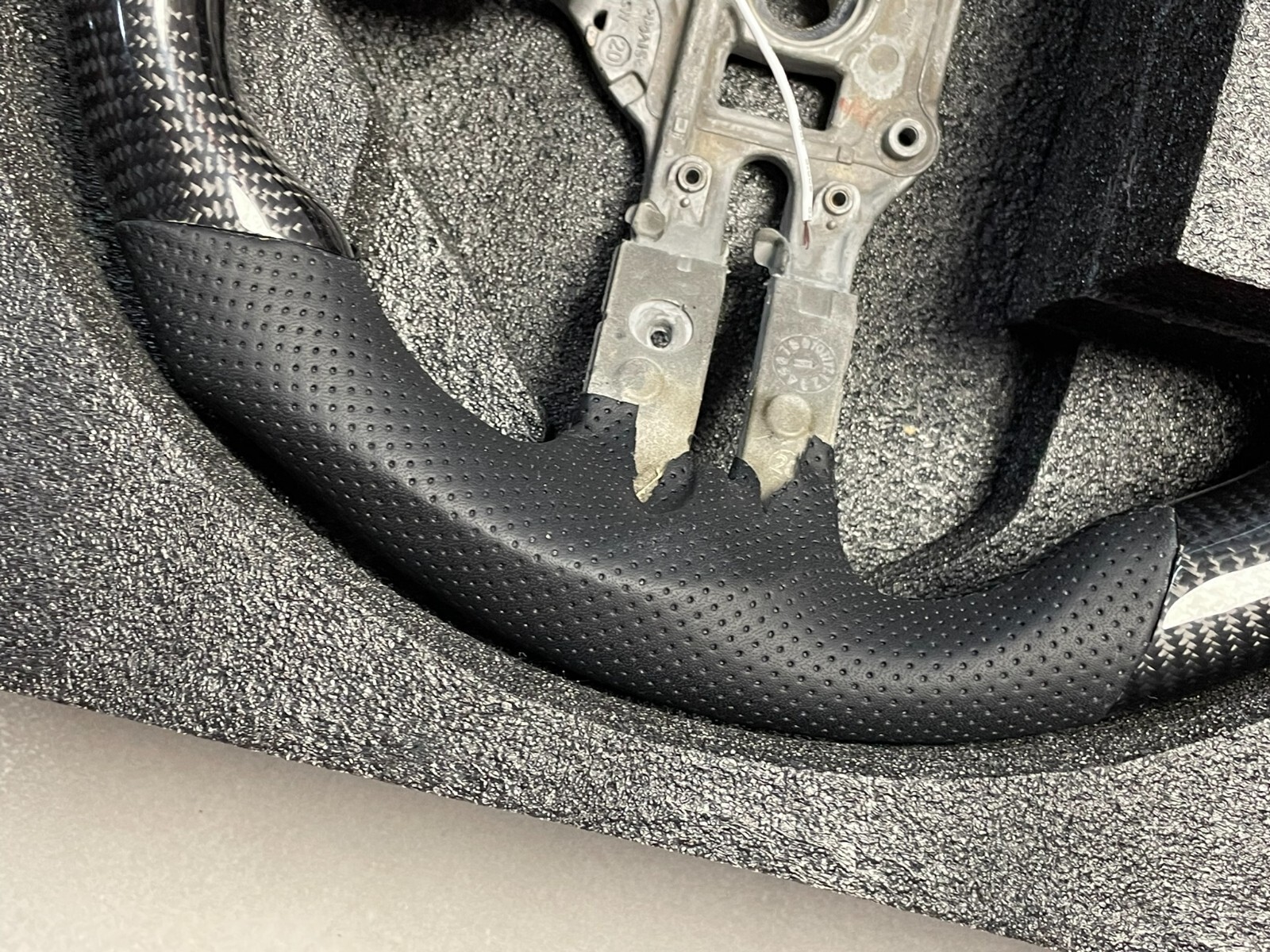 CARBON LENKRAD FÜR MERCEDES BENZ SPORT AMG LEERES RAHMEN INDIVIDUELLE PRODUKT - Obrázek 13