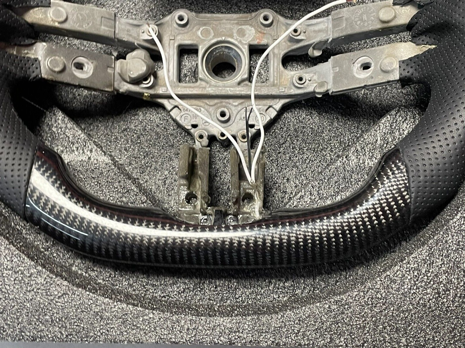 CARBON LENKRAD FÜR MERCEDES BENZ SPORT AMG LEERES RAHMEN INDIVIDUELLE PRODUKT - Obrázek 15