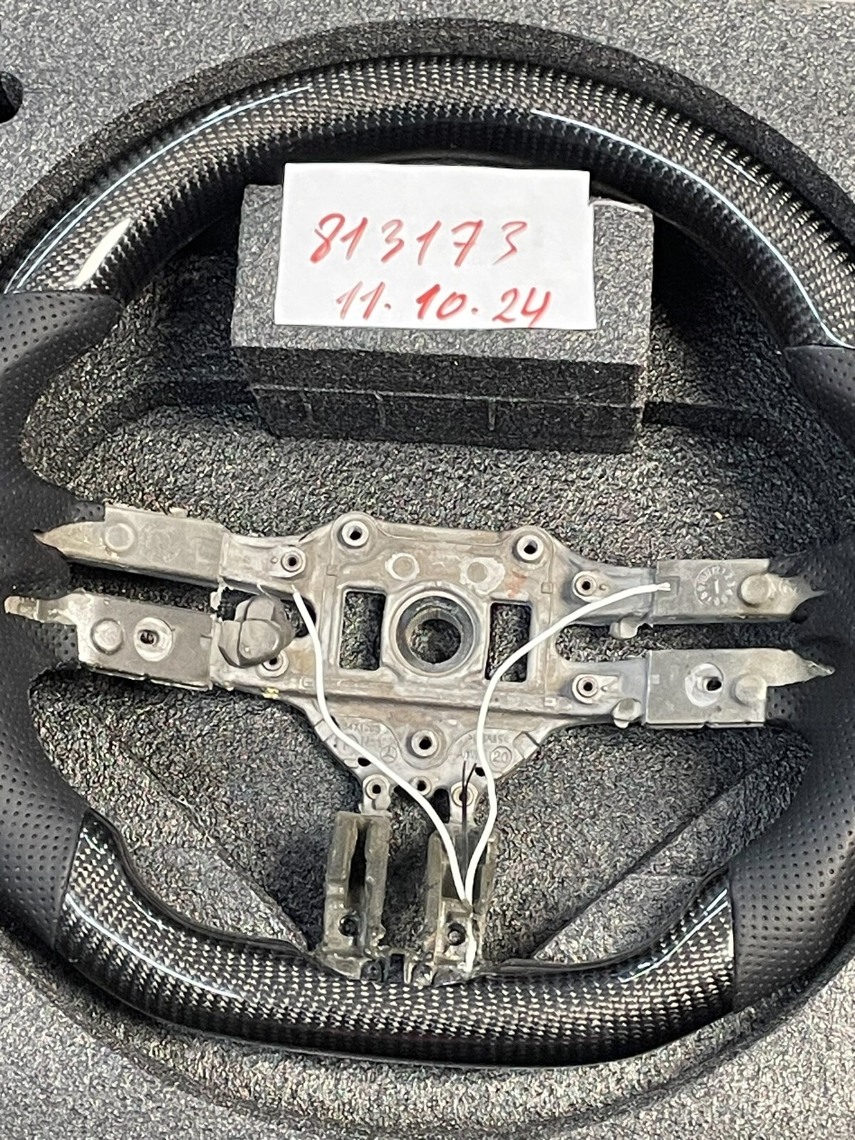 CARBON LENKRAD FÜR MERCEDES BENZ SPORT AMG LEERES RAHMEN INDIVIDUELLE PRODUKT - Obrázek 20