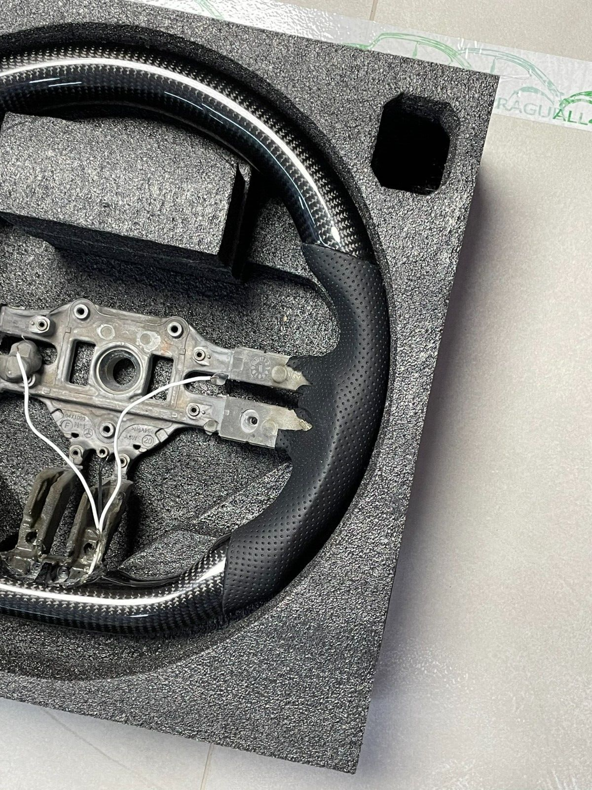 CARBON LENKRAD FÜR MERCEDES BENZ SPORT AMG LEERES RAHMEN INDIVIDUELLE PRODUKT - Obrázek 9