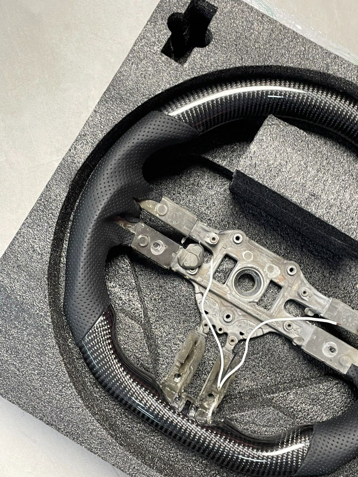 CARBON LENKRAD FÜR MERCEDES BENZ SPORT AMG LEERES RAHMEN INDIVIDUELLE PRODUKT - Obrázek 10