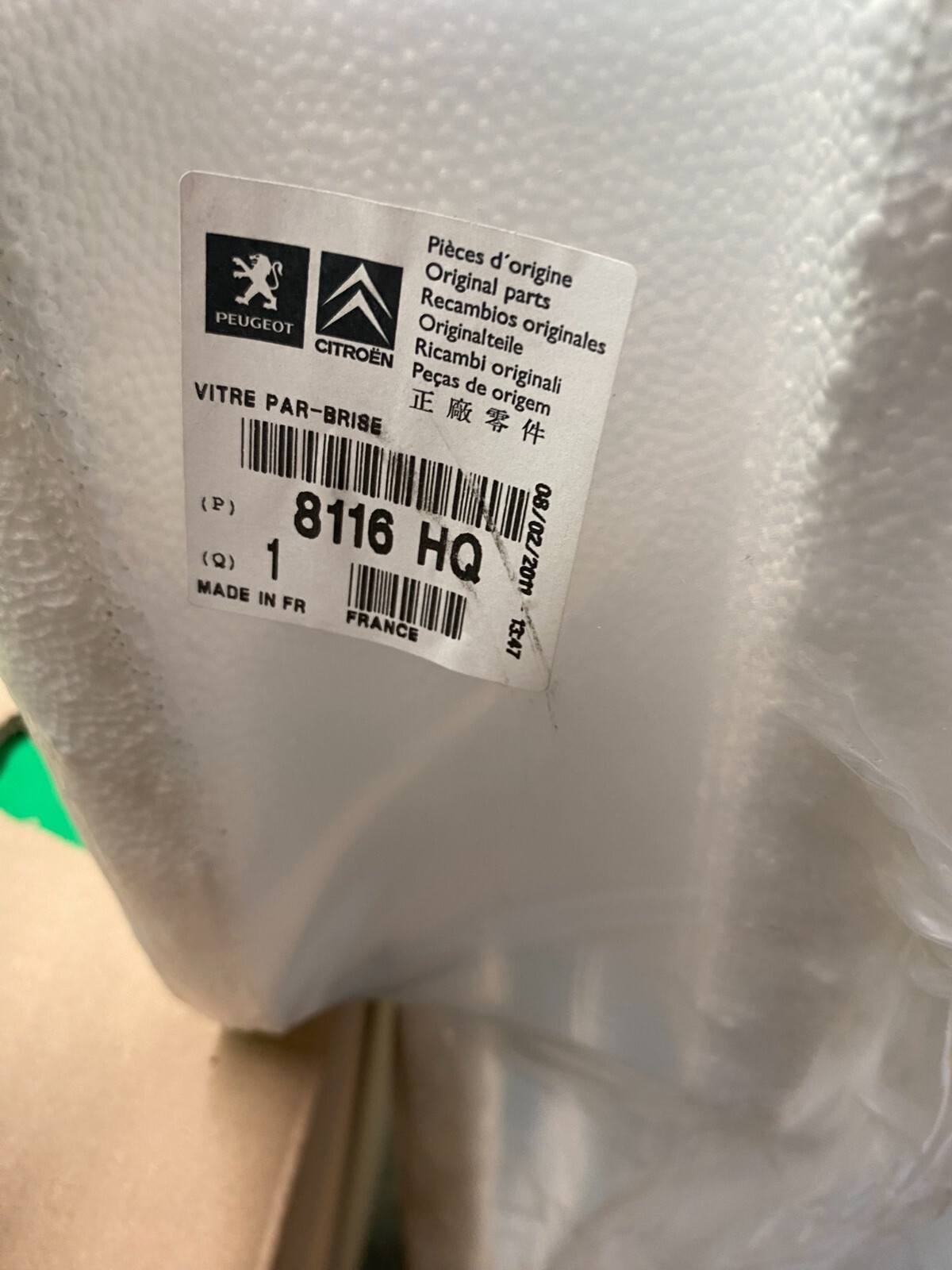 CITROEN C4 4T+5T+COUPE WINDSCHUTZSCHEIBE 8116 HQ ORIG.NEU!!!! - Obrázek 4