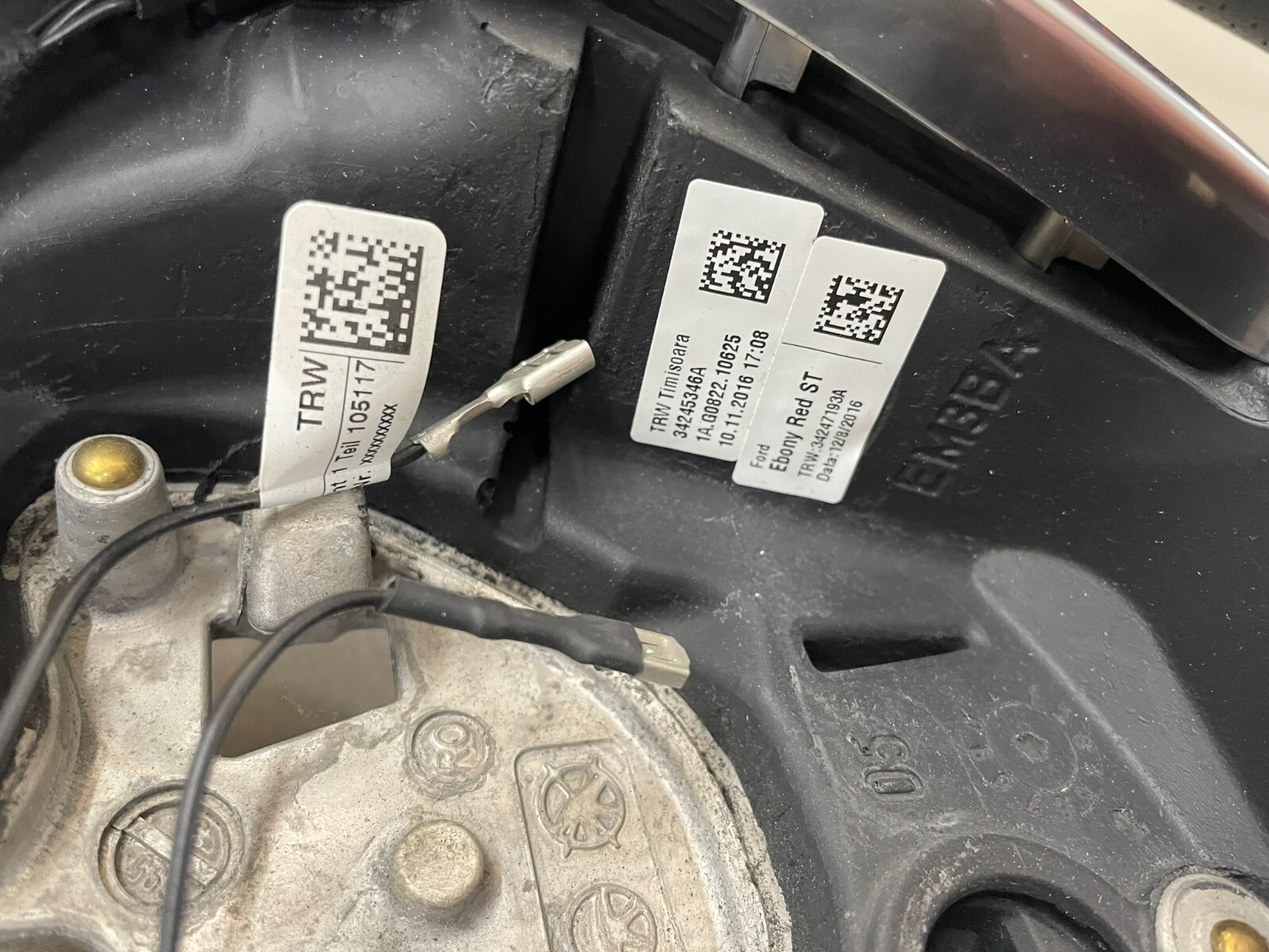 FORD FIESTA MULTIFUNKTIONAL SPORT LEDER LENKRAD G1BB3600BA FAST NEU d v Test Car - Obrázek 7