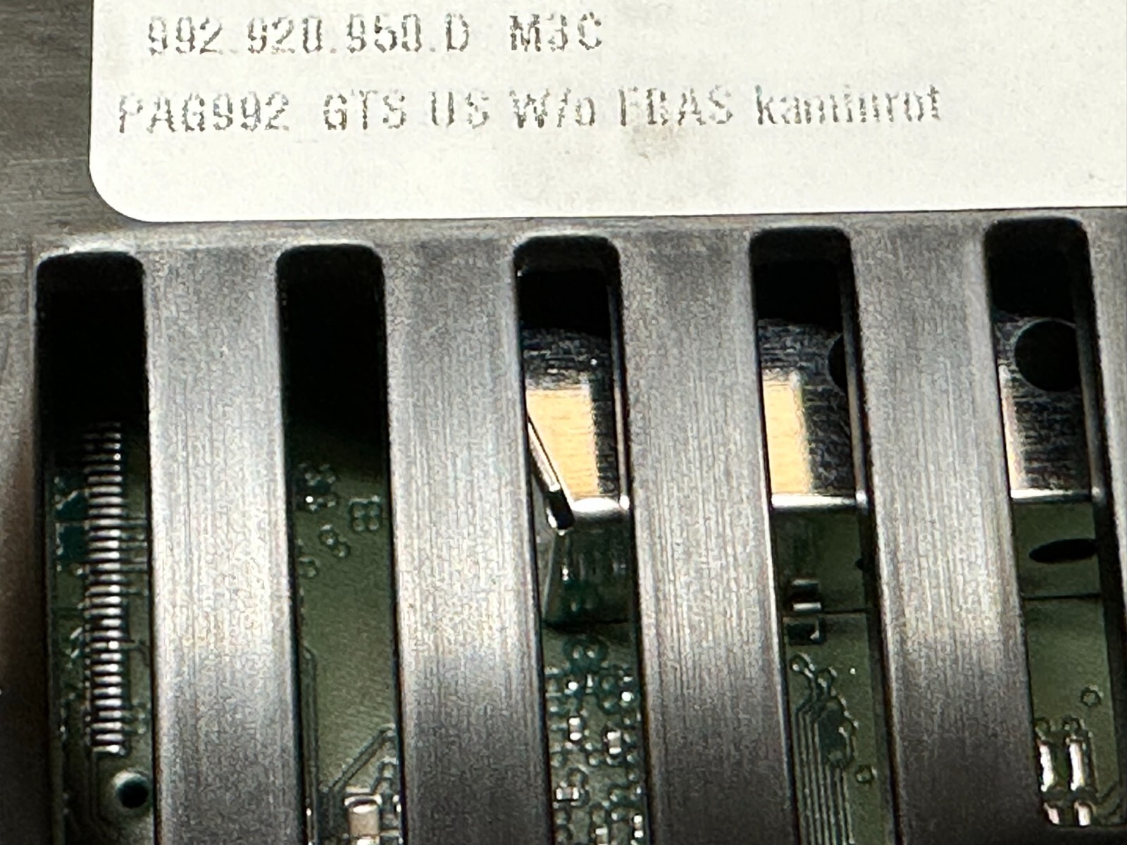 KOMBIINSTRUMENT VIRTUAL COCKPIT PORSCHE 992 GTS 992920950D ROT / RED NEU - 0 KM! - Obrázek 14