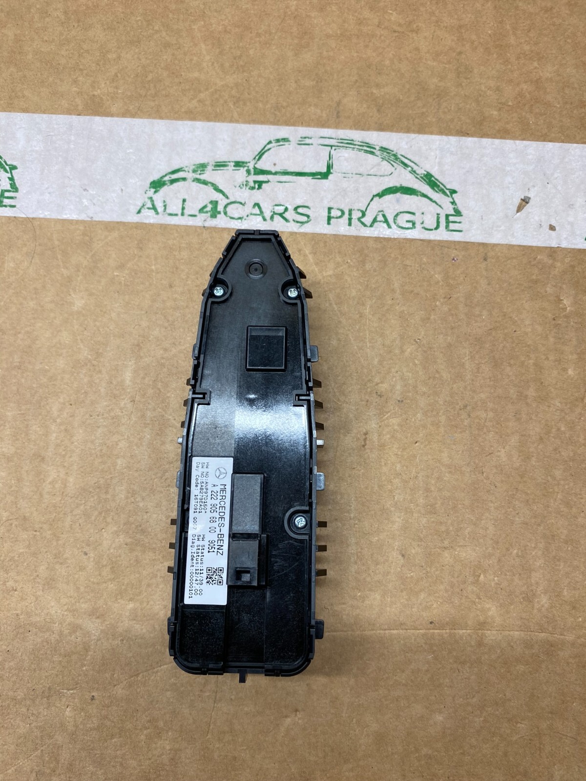 MERCEDES-BENZ FENSTERHEBERSCHALTER SCHALTERBLOCK BEIGE A2229056800 NEU!!! - Obrázek 6