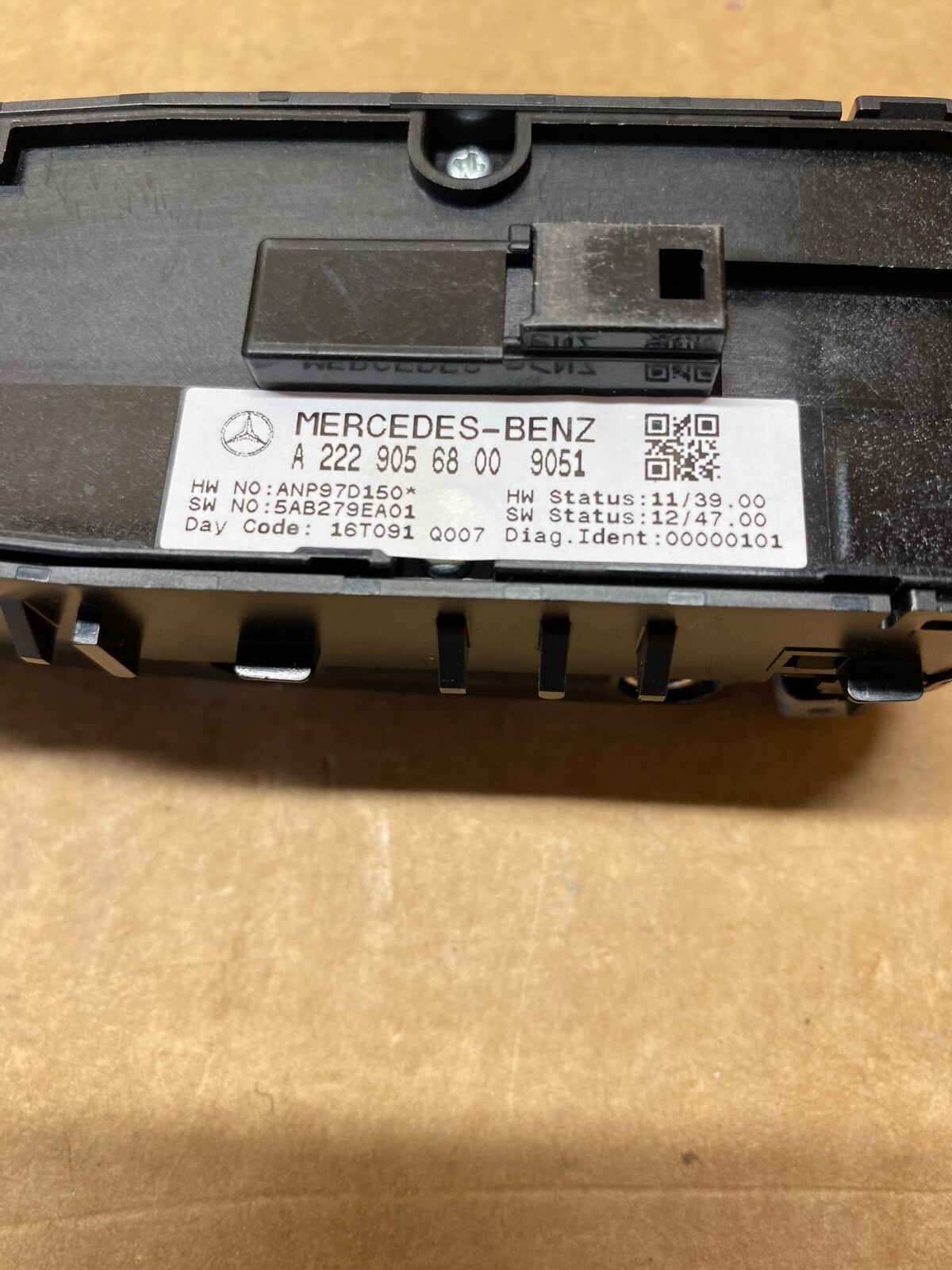 MERCEDES-BENZ FENSTERHEBERSCHALTER SCHALTERBLOCK BEIGE A2229056800 NEU!!! - Obrázek 8