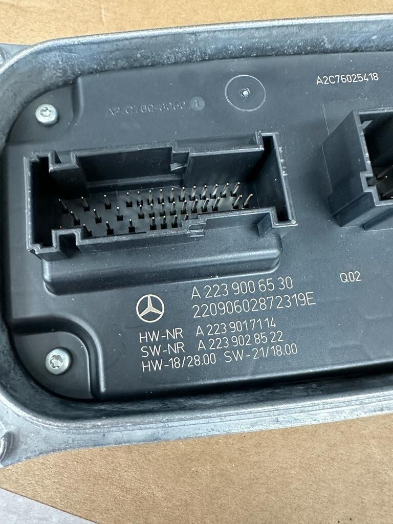 MERCEDES BENZ SCHEINWERFER STEUERGERÄT A2239006530 HEADLIGHT UNIT A2239006530 - Obrázek 7