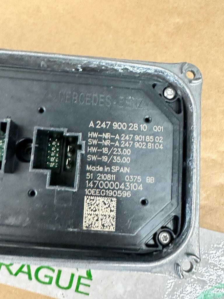MERCEDES-BENZ SCHEINWERFER-STEUERGERÄT LED MODELEN : A, B, CLA, GLA A2479002810 - Obrázek 14