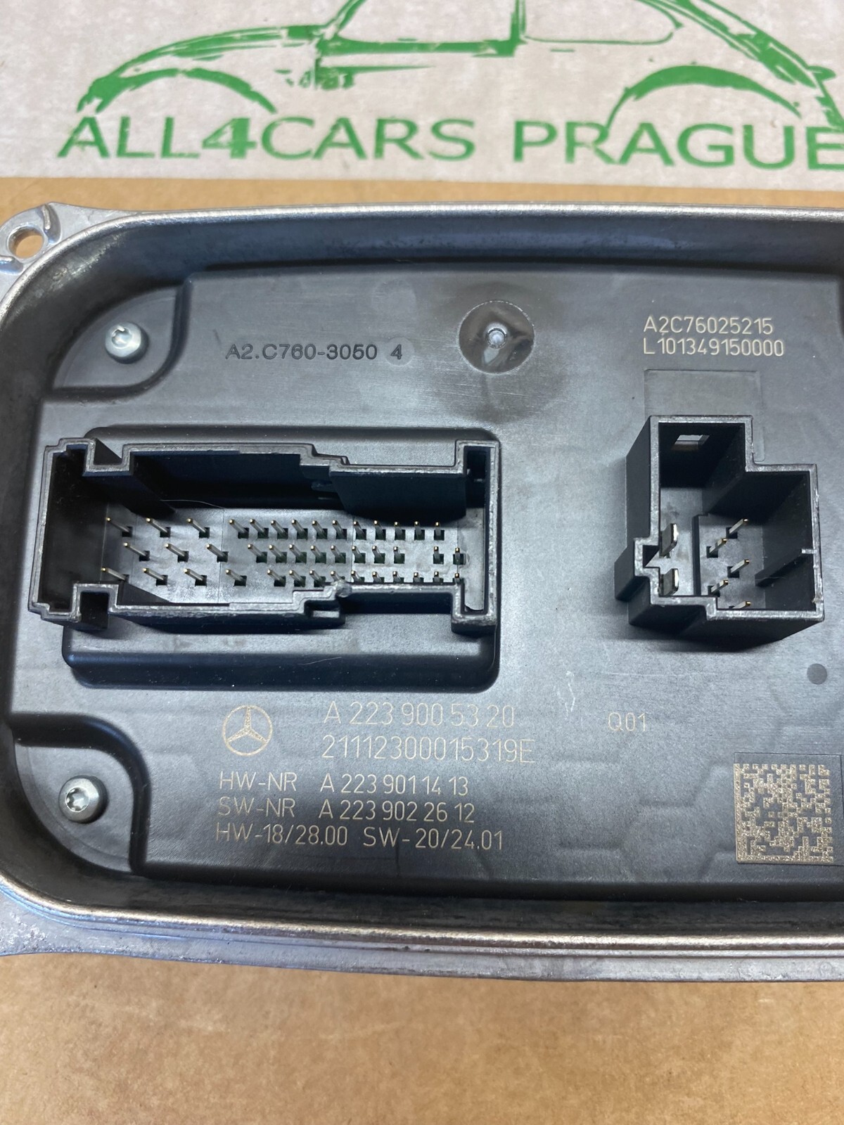 MERCEDES-BENZ SCHEINWERFER-STEUERMODUL A2239005320 ORIG.NEU - Obrázek 4