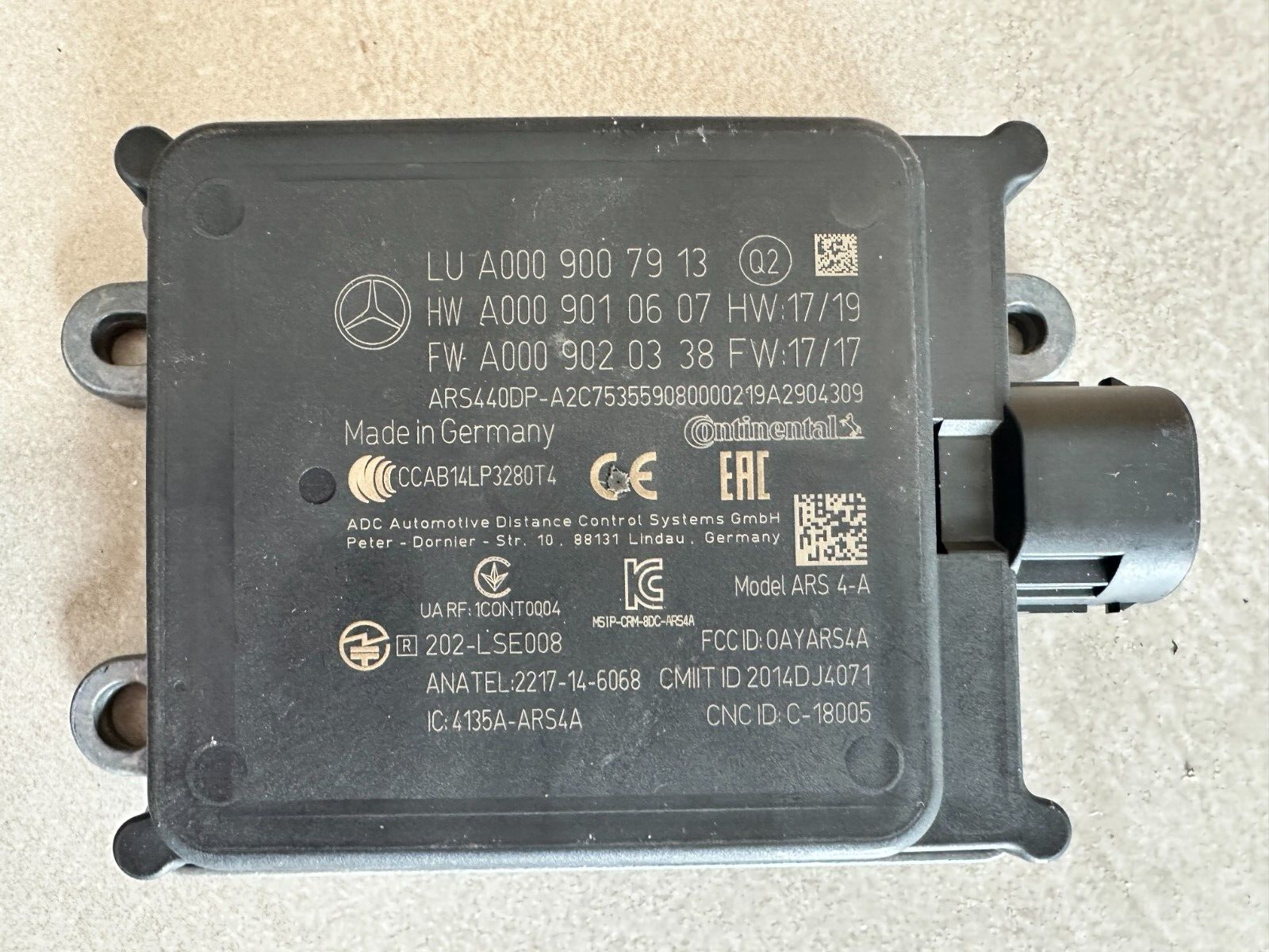 MERCEDES W177 W213 X253 W238 ACC RADAR DISTRONIC A0009007913,A0009010607, NEW!! - Obrázek 10