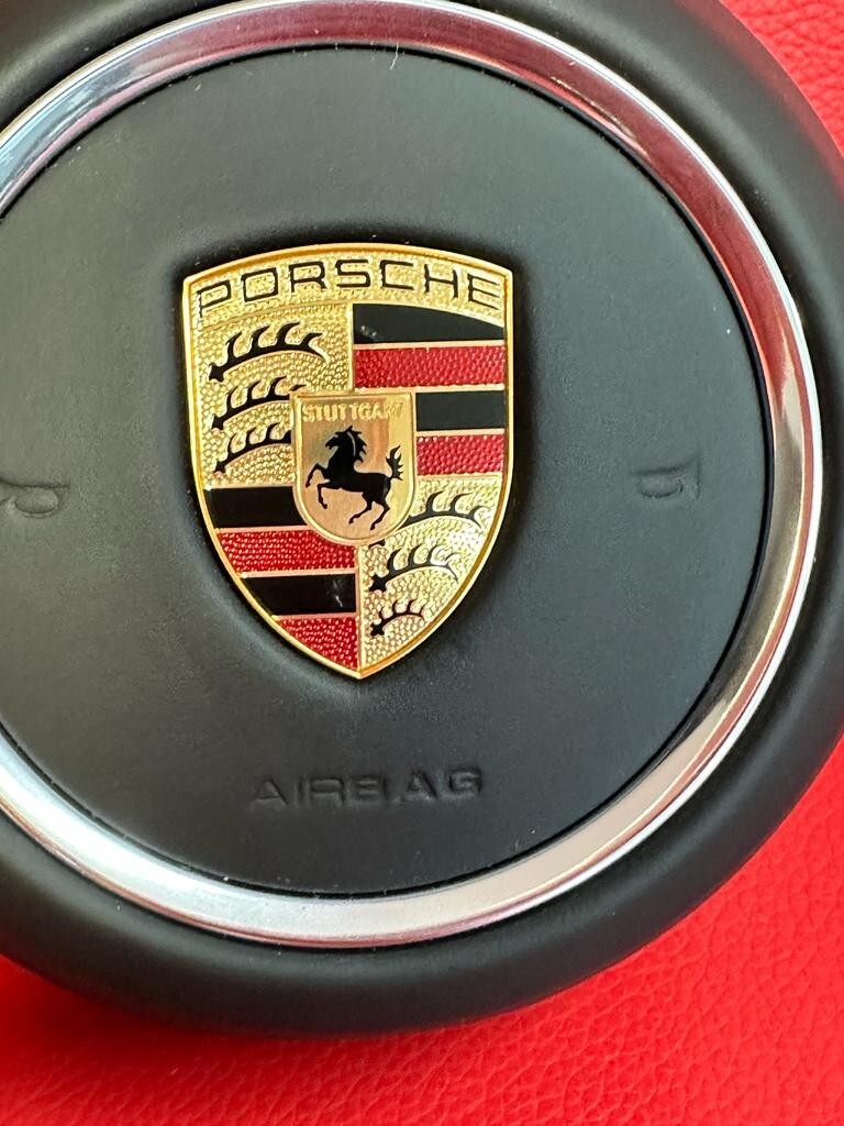 PORSCHE 992 SPORT LEDER LENKRAD KOMPLET PORSCHE STEERING WHEEL COMPLET ORIGINAL - Obrázek 18