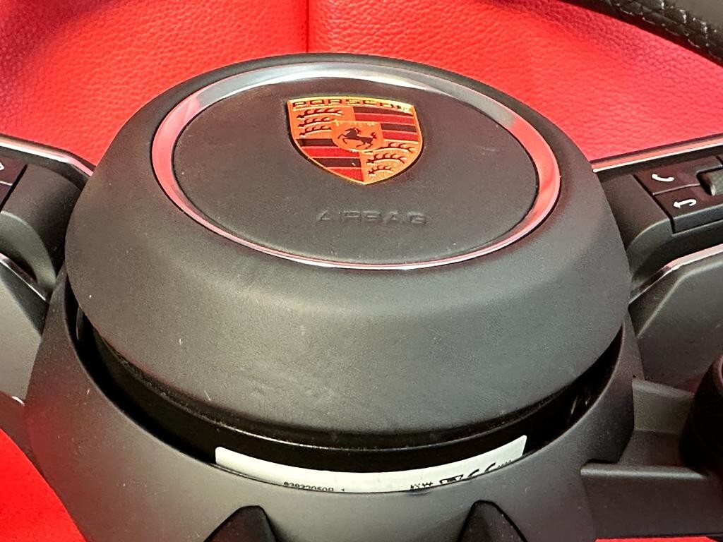 PORSCHE 992 SPORT LEDER LENKRAD KOMPLET PORSCHE STEERING WHEEL COMPLET ORIGINAL - Obrázek 19