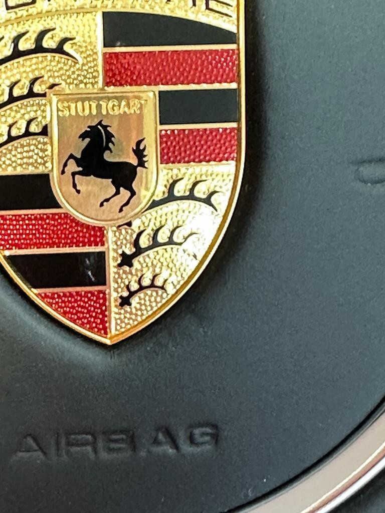 PORSCHE 992 SPORT LEDER LENKRAD KOMPLET PORSCHE STEERING WHEEL COMPLET ORIGINAL - Obrázek 22