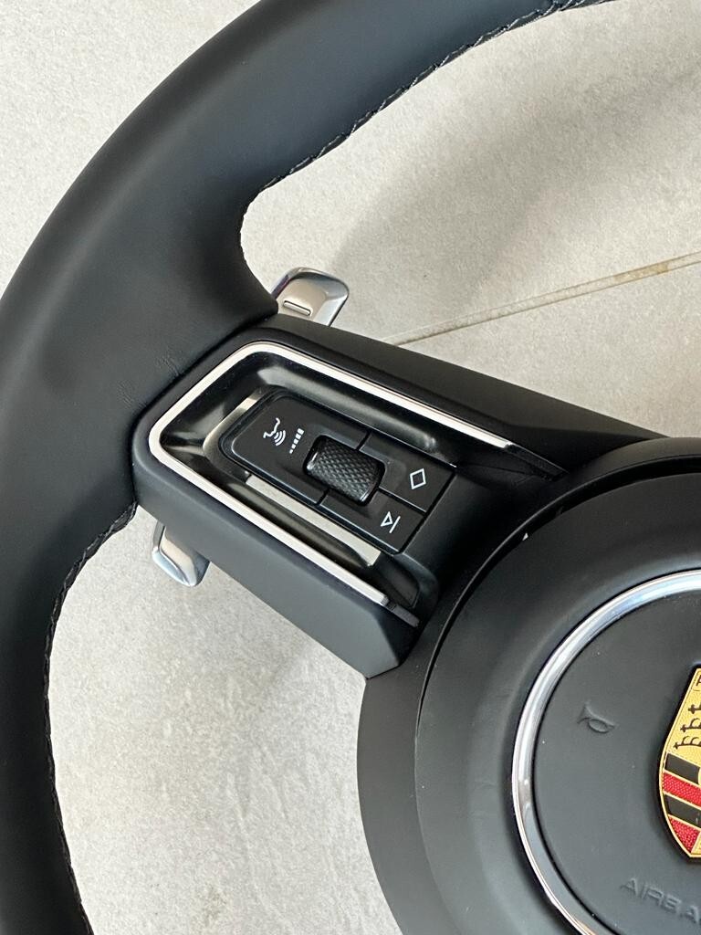 PORSCHE 992 SPORT LEDER LENKRAD KOMPLET PORSCHE STEERING WHEEL COMPLET ORIGINAL - Obrázek 4