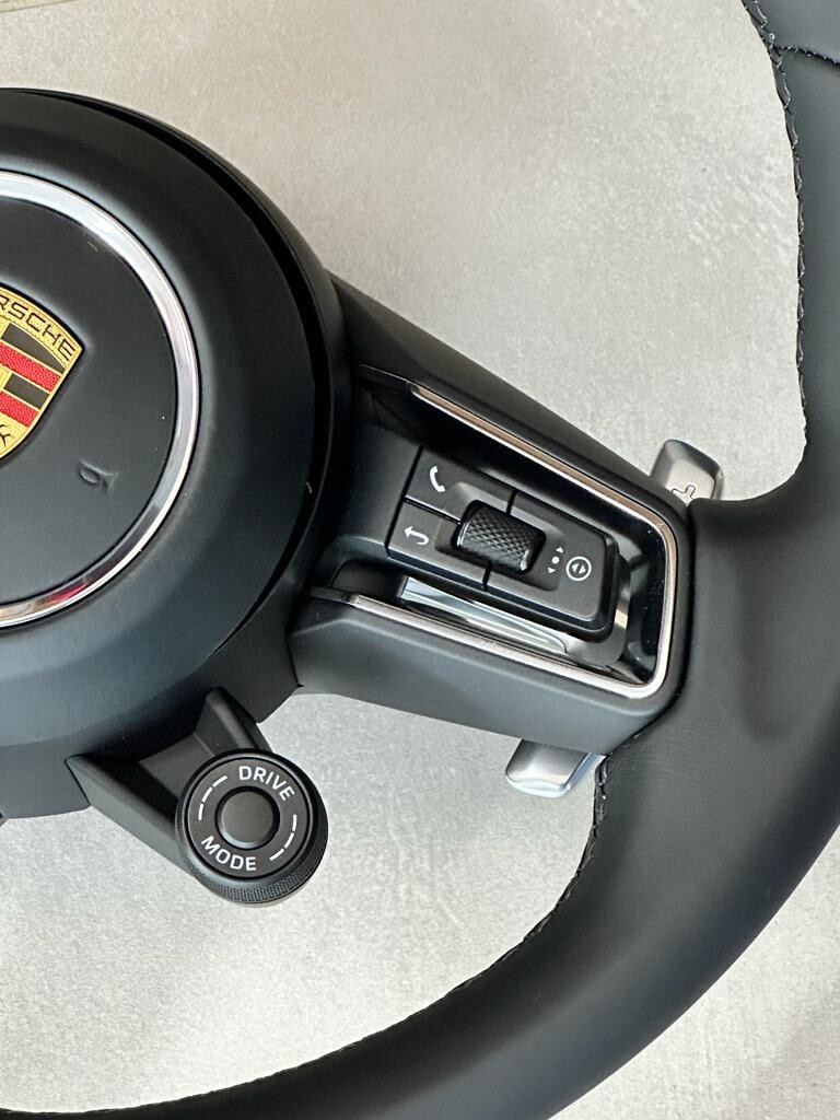 PORSCHE 992 SPORT LEDER LENKRAD KOMPLET PORSCHE STEERING WHEEL COMPLET ORIGINAL - Obrázek 5