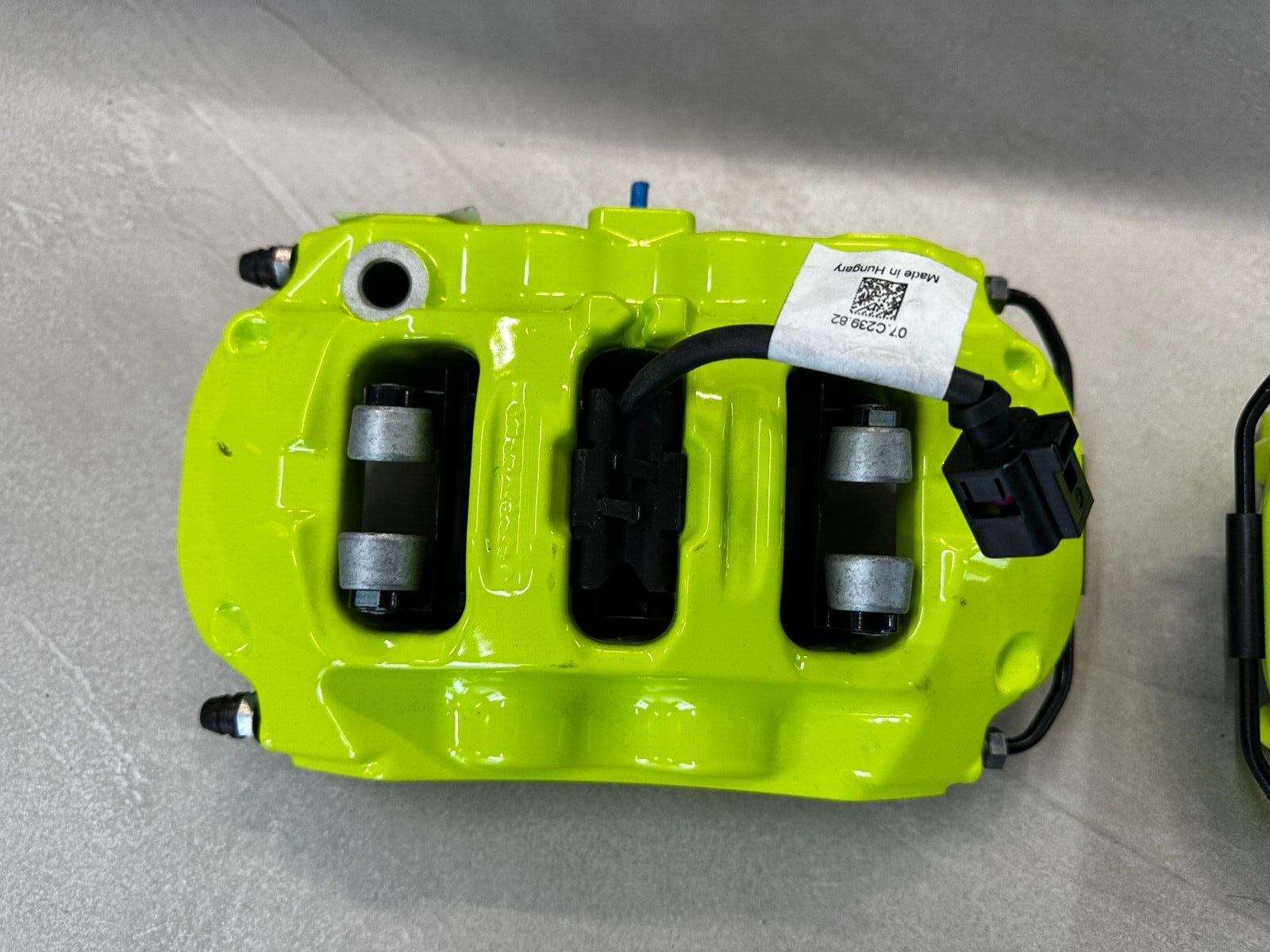 PORSCHE BRAKE CALIPERS GREEN REAR SET L+R COMPLETE 9Y0615403DE+9Y0615404DE NEW ! - Obrázek 11