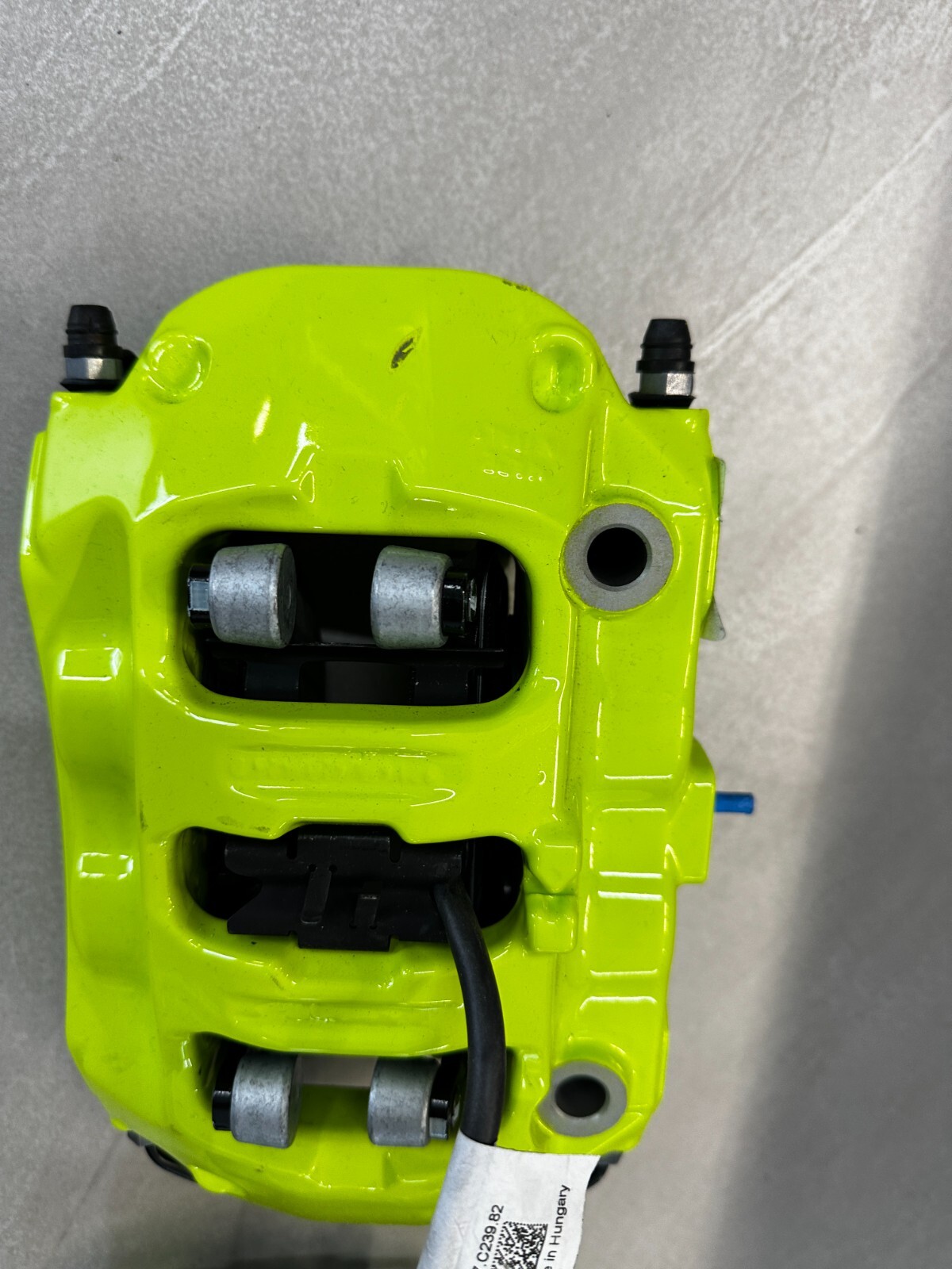 PORSCHE BRAKE CALIPERS GREEN REAR SET L+R COMPLETE 9Y0615403DE+9Y0615404DE NEW ! - Obrázek 12