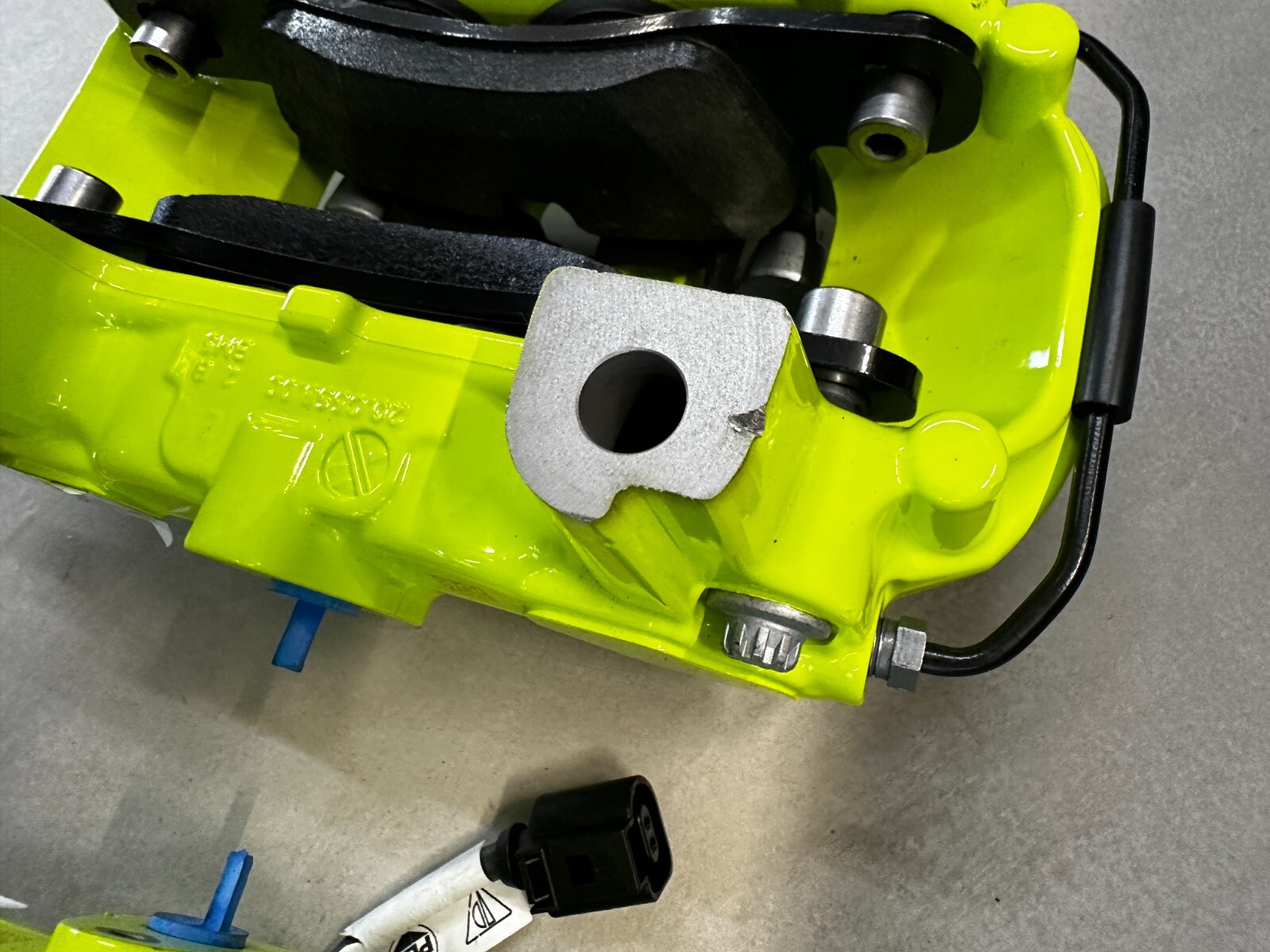 PORSCHE BRAKE CALIPERS GREEN REAR SET L+R COMPLETE 9Y0615403DE+9Y0615404DE NEW ! - Obrázek 16