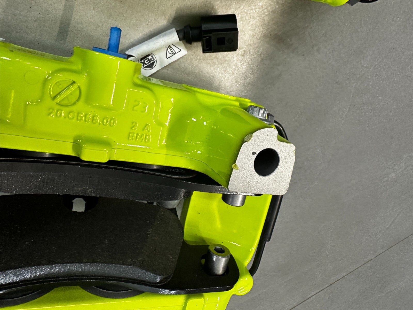 PORSCHE BRAKE CALIPERS GREEN REAR SET L+R COMPLETE 9Y0615403DE+9Y0615404DE NEW ! - Obrázek 17