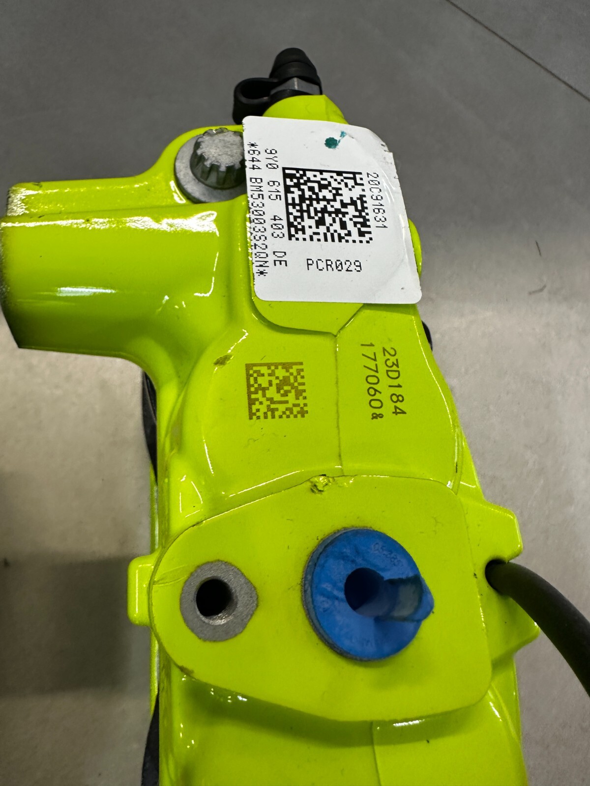 PORSCHE BRAKE CALIPERS GREEN REAR SET L+R COMPLETE 9Y0615403DE+9Y0615404DE NEW ! - Obrázek 20