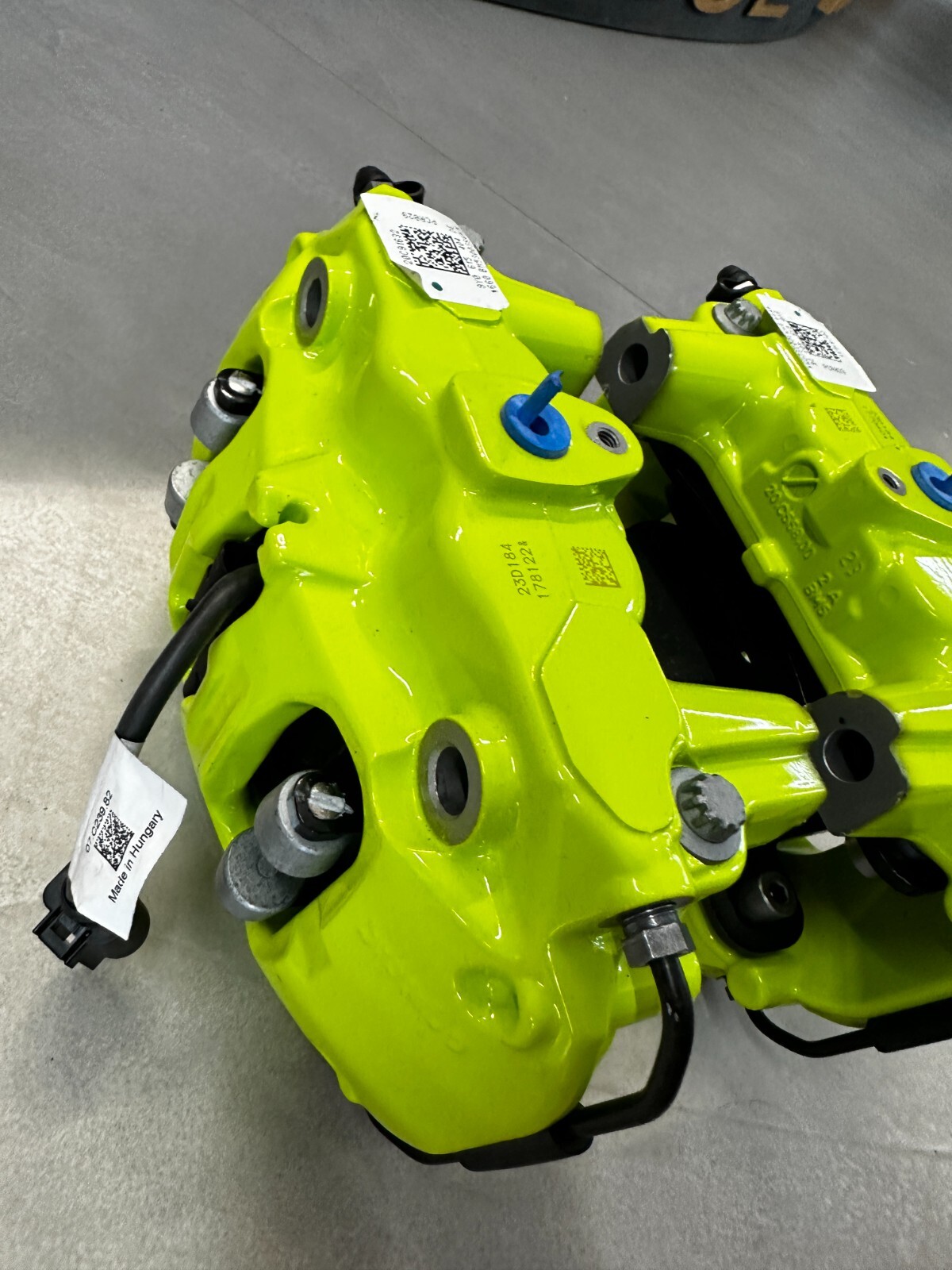 PORSCHE BRAKE CALIPERS GREEN REAR SET L+R COMPLETE 9Y0615403DE+9Y0615404DE NEW ! - Obrázek 21