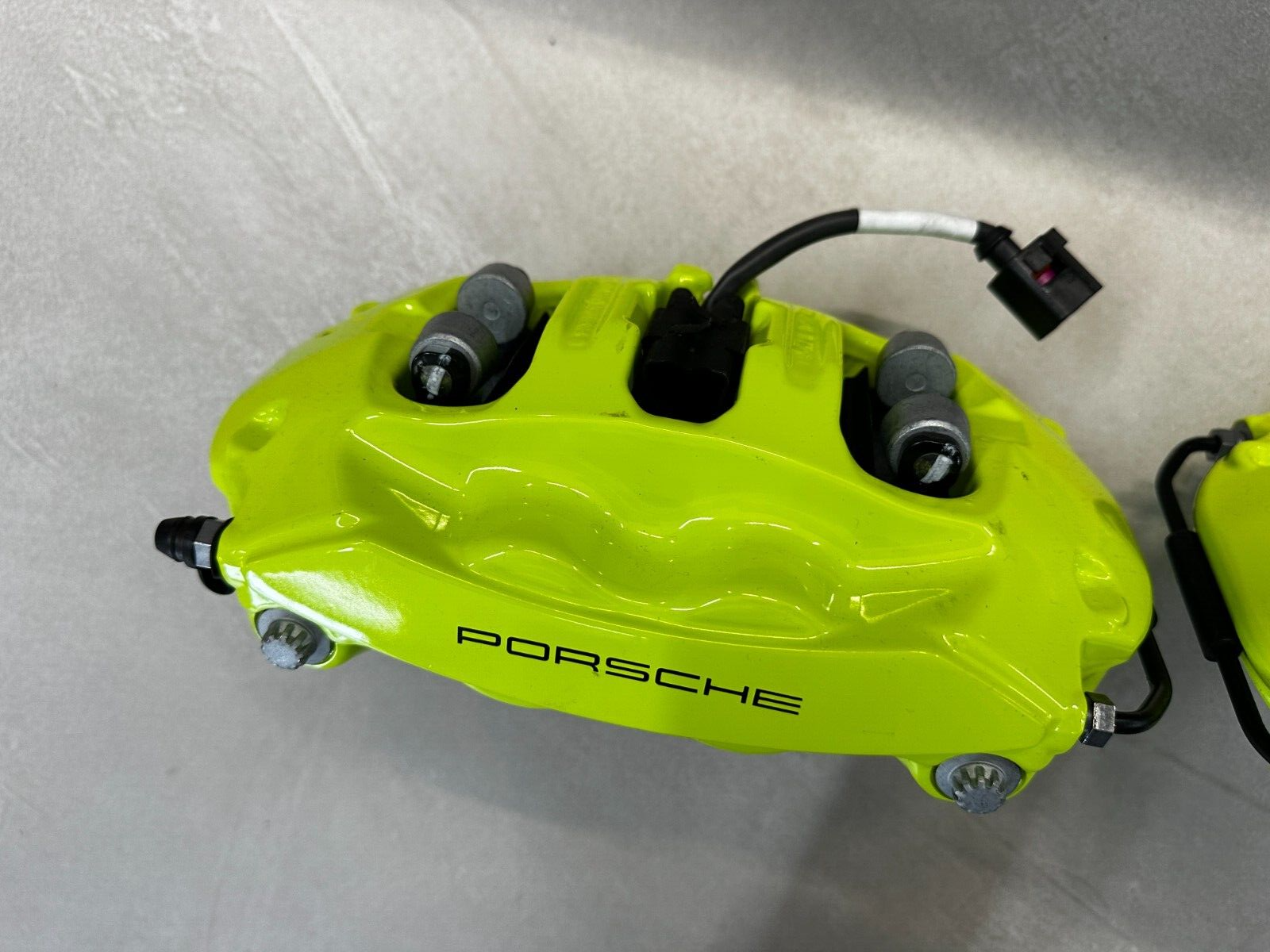 PORSCHE BRAKE CALIPERS GREEN REAR SET L+R COMPLETE 9Y0615403DE+9Y0615404DE NEW ! - Obrázek 23