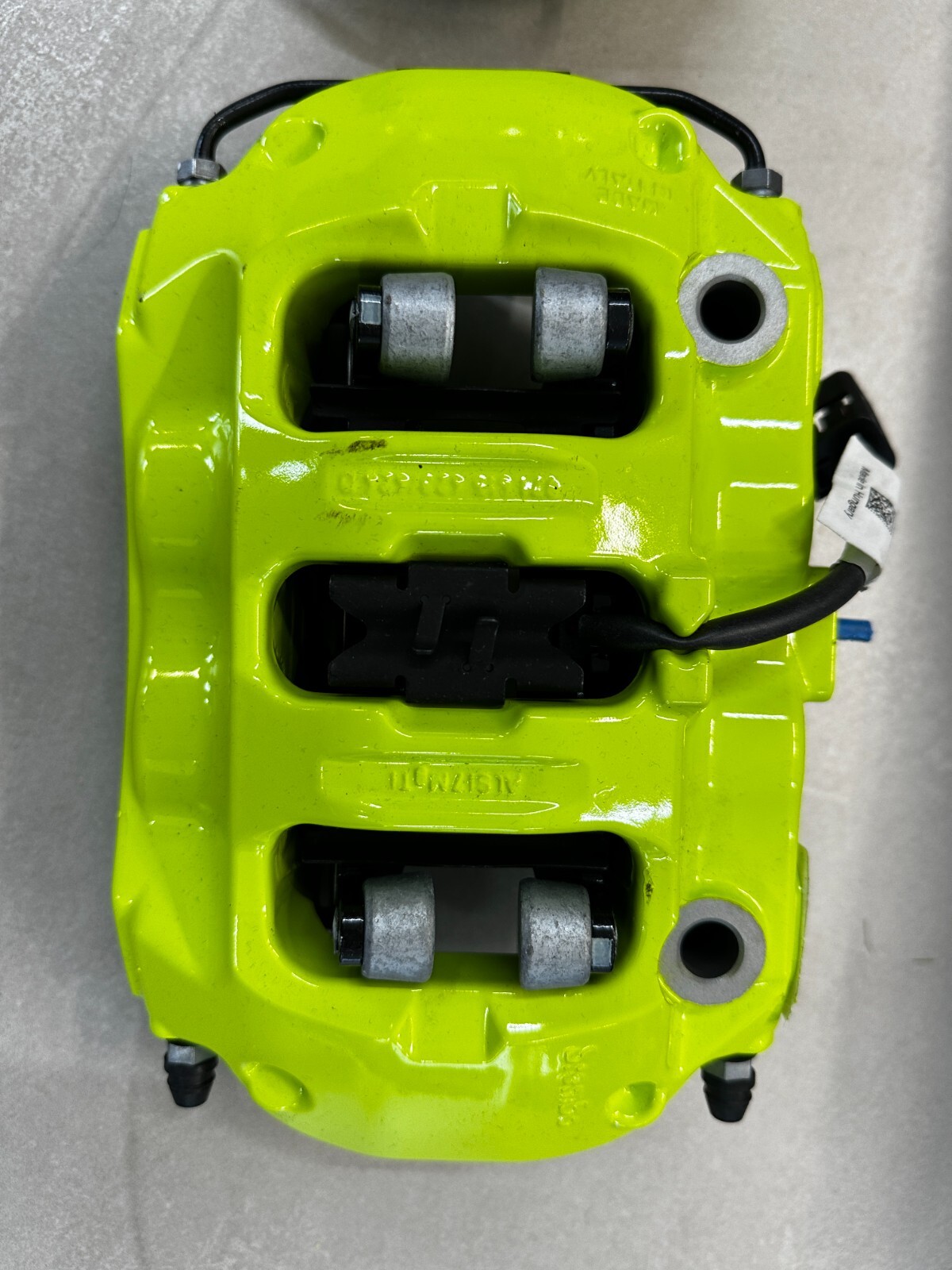 PORSCHE BRAKE CALIPERS GREEN REAR SET L+R COMPLETE 9Y0615403DE+9Y0615404DE NEW ! - Obrázek 9