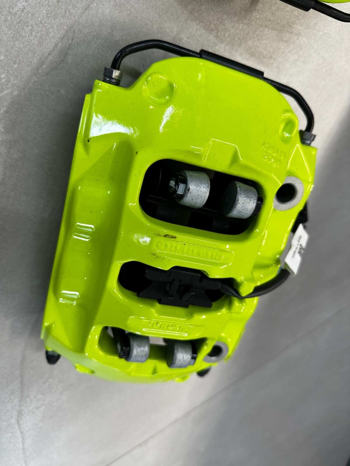 PORSCHE BRAKE CALIPERS GREEN REAR SET L+R COMPLETE 9Y0615403DE+9Y0615404DE NEW ! - Obrázek 10