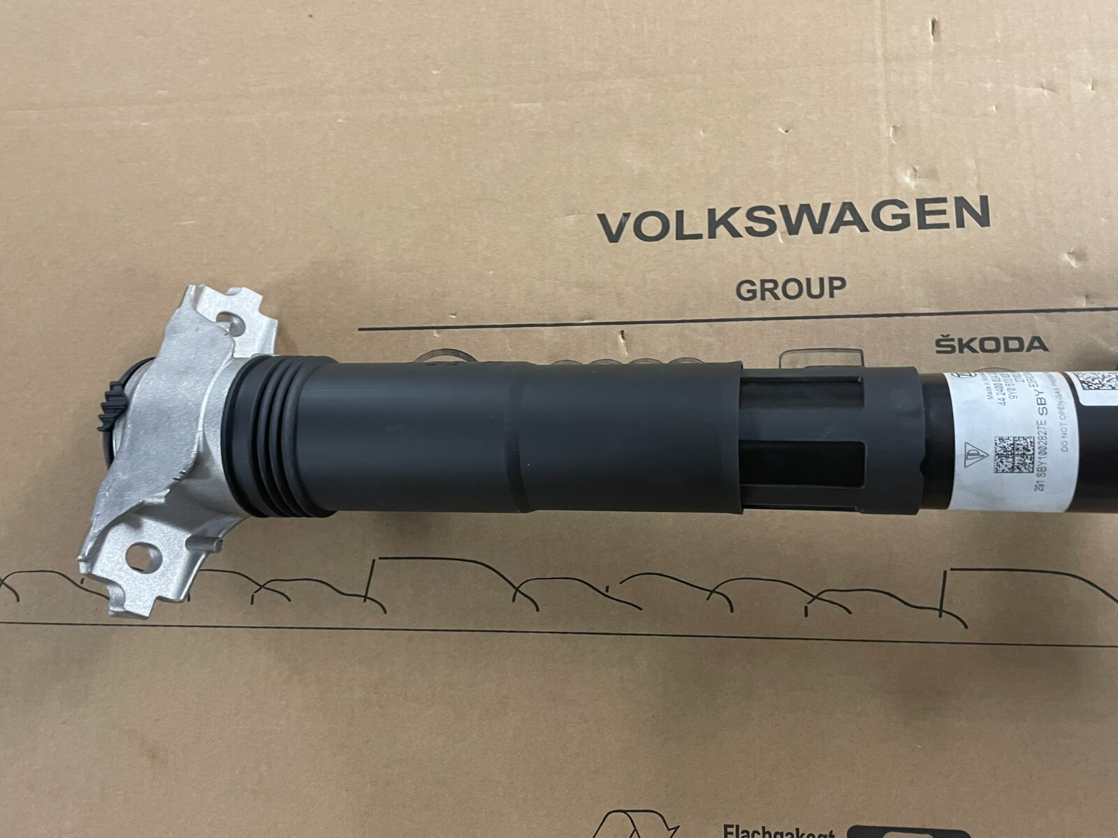 PORSCHE CAYENNE 9YA-2 STOSSDÄMPFER ELEKTRISCH HINTER RECHTS 9Y0513028F ORIG NEU - Obrázek 14