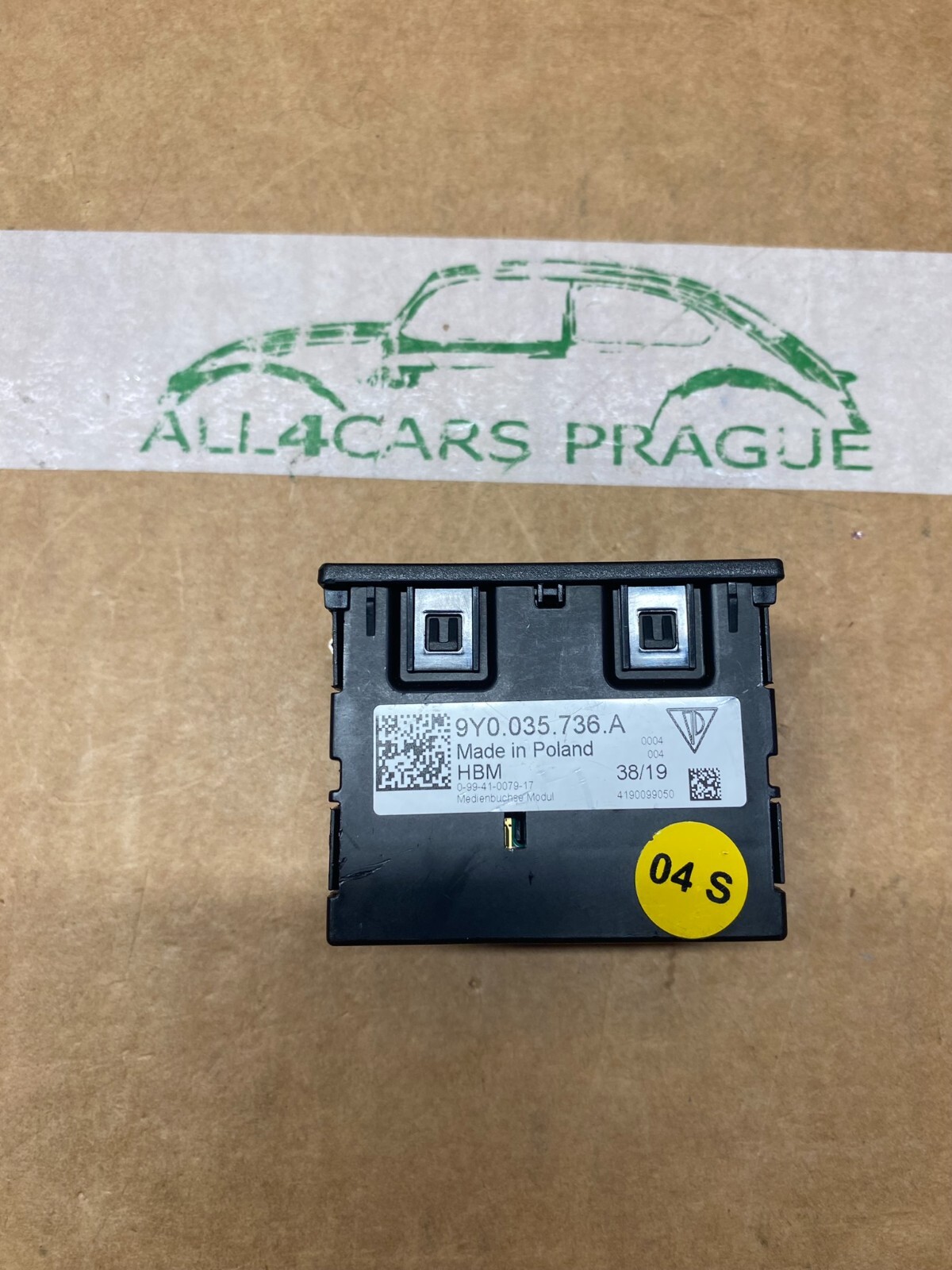 PORSCHE CAYENNE MACAN MULTIMEDIA SCHNITTSTELLE USB-C BUCHSEN 9Y0035736A Fast Neu - Obrázek 3