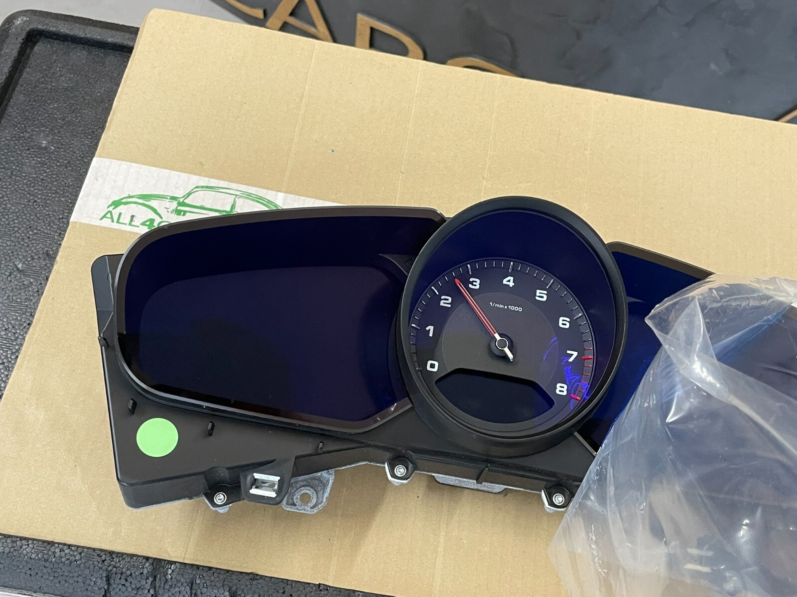 PORSCHE CAYENNE TACHOMETER KOMBIINSTRUMENT CLUSTER 9Y0920935A 6N3 ORIG.NEU 0 KM - Obrázek 15