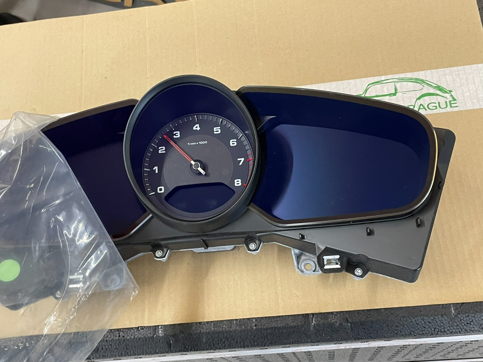 PORSCHE CAYENNE TACHOMETER KOMBIINSTRUMENT CLUSTER 9Y0920935A 6N3 ORIG.NEU 0 KM - Obrázek 7