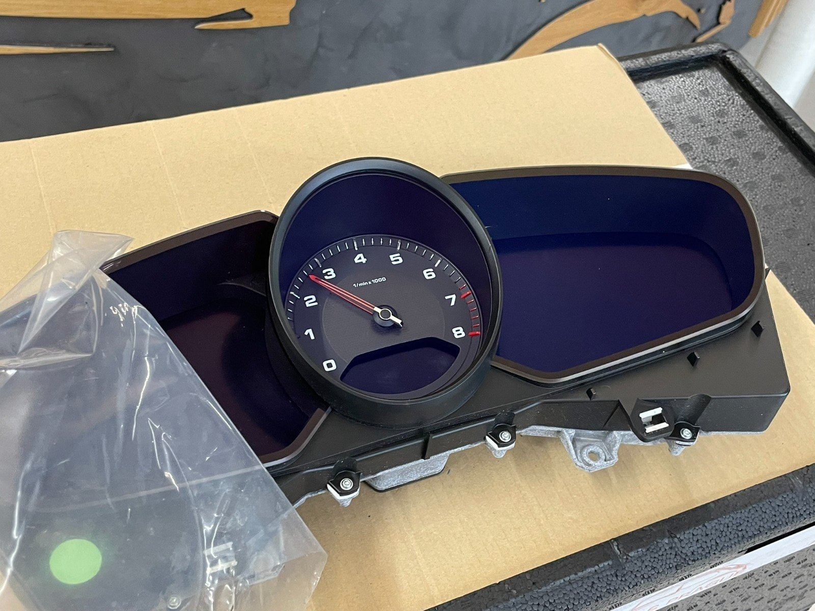 PORSCHE CAYENNE TACHOMETER KOMBIINSTRUMENT CLUSTER 9Y0920935A 6N3 ORIG.NEU 0 KM - Obrázek 8