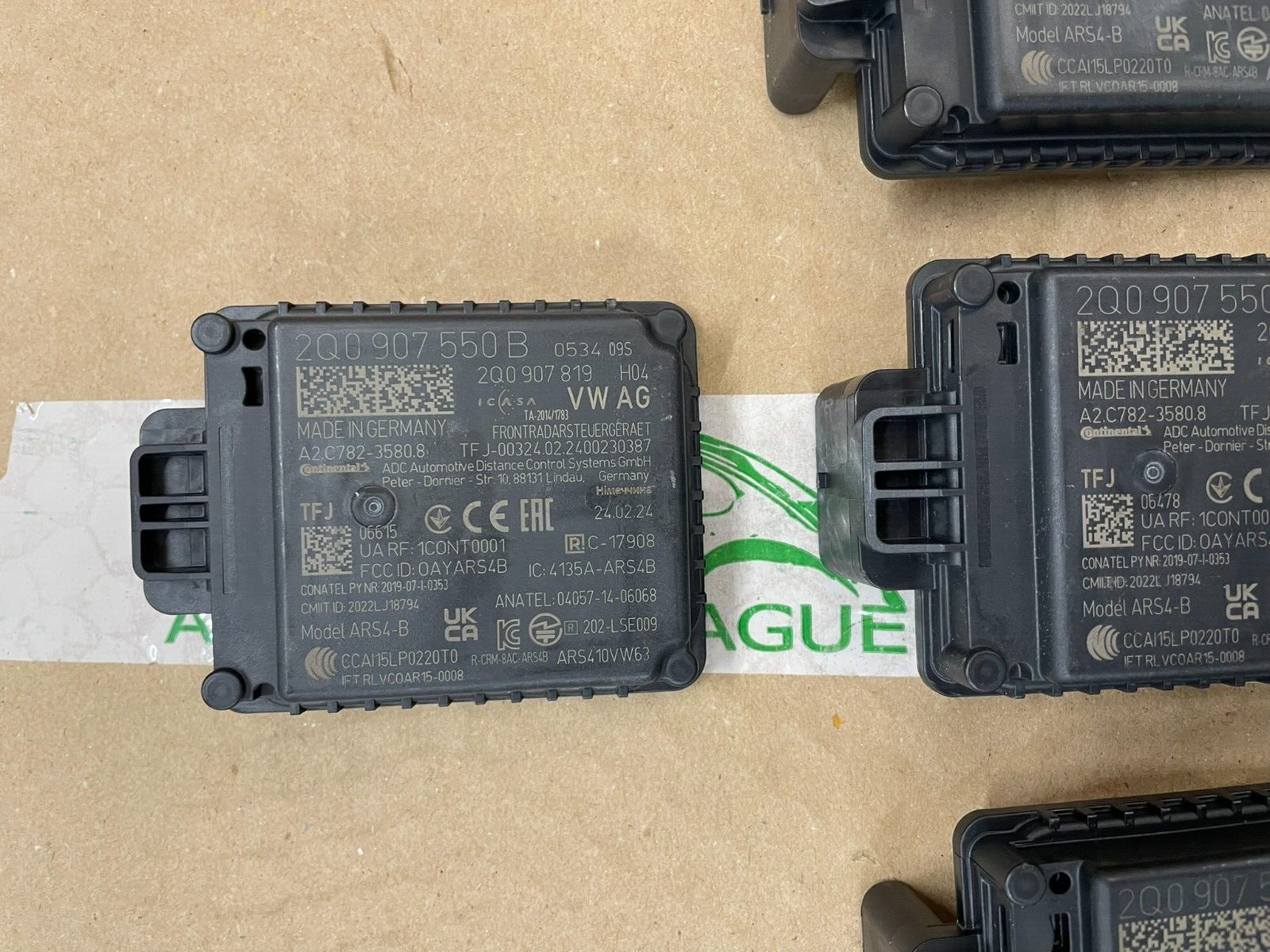 SEAT IBIZA ATECA ACC STEUERGERÄT FÜR ABSTANDSREGELUNG RADARSENSOR 2Q0907550B NEU - Obrázek 3