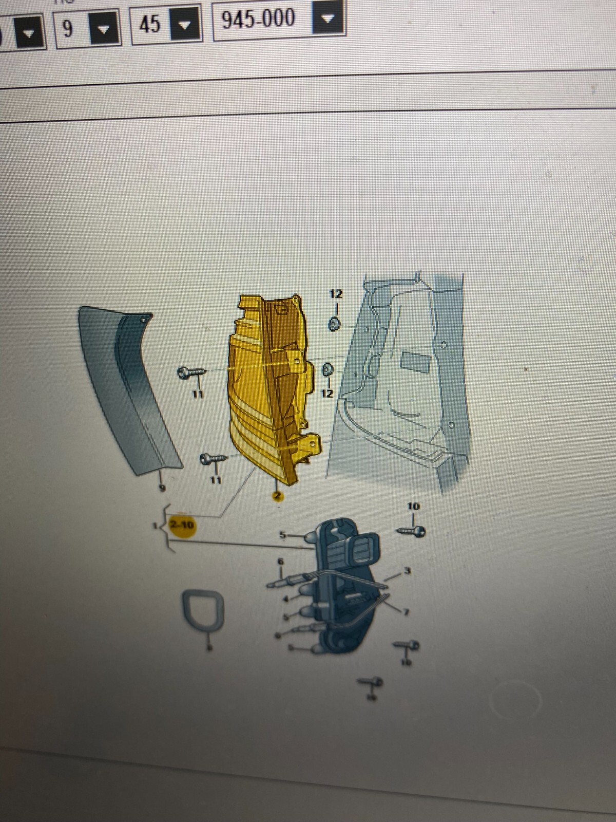 SKODA OCTAVIA III COMBI 2013-2017 RÜCKLEUCHTE 5E9945095 LED LINKS ORIGINAL SKODA - Obrázek 17