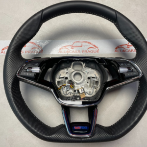 ŠKODA SUPERB OCTAVIA KAROQ  RS LENKRAD LEDER BEHEIZBAR DSG 5E3419093AH ORIG NEU!