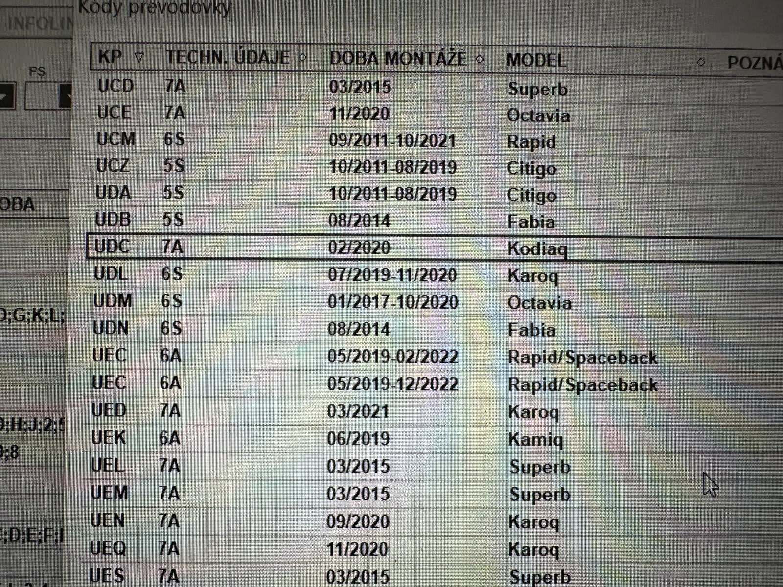 UDC - AUDI VW SKODA SEAT 7 GANG AUTOMATIKGETRIEBE UDC GETRIEBE CODE: UDC OE NEW - Obrázek 24