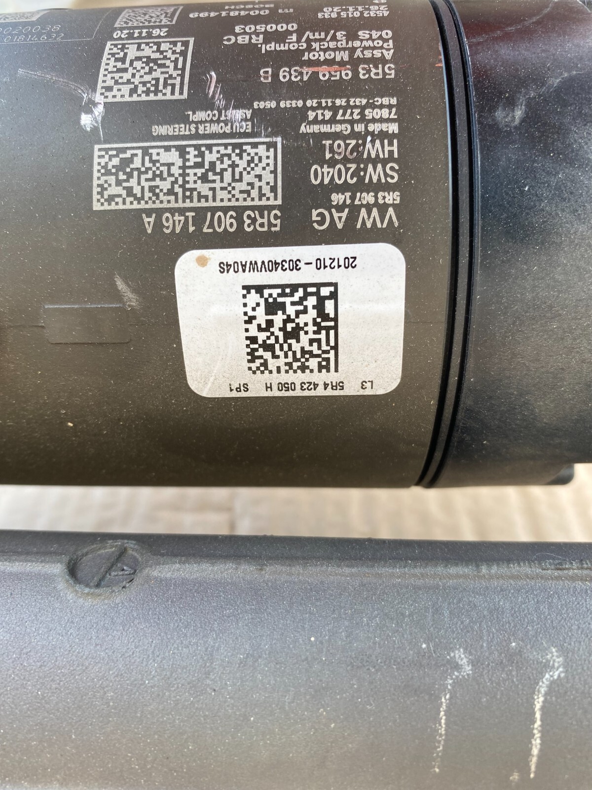 VOLKSWAGEN CADDY LENKGETRIEBE 5R4423050H KOMPLETTE ORIGINAL VW NEU TEIL !!!!!!! - Obrázek 14