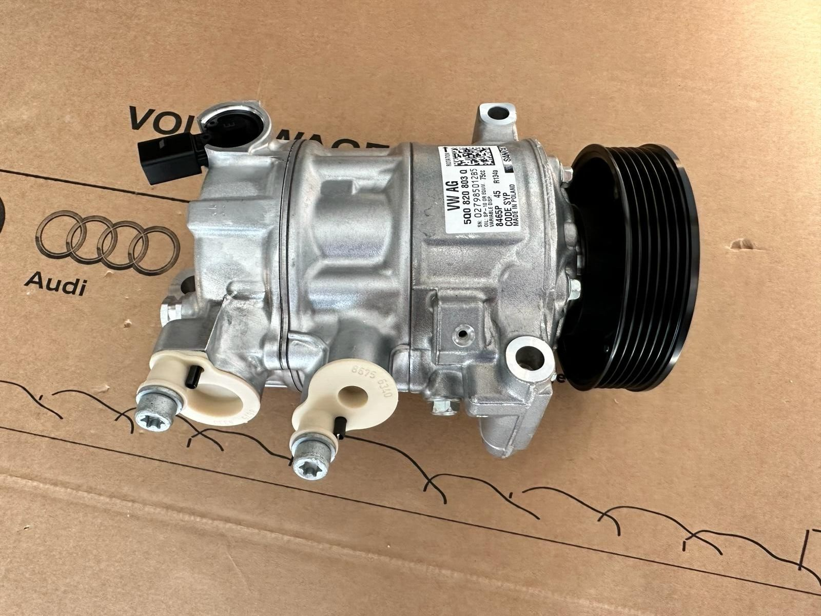 VW AC KLIMAKOMPRESSOR VW SKODA SEAT KLIMAKOMPRESSOR 5Q0820803Q ORIG.NEU TEIL !!! - Obrázek 6