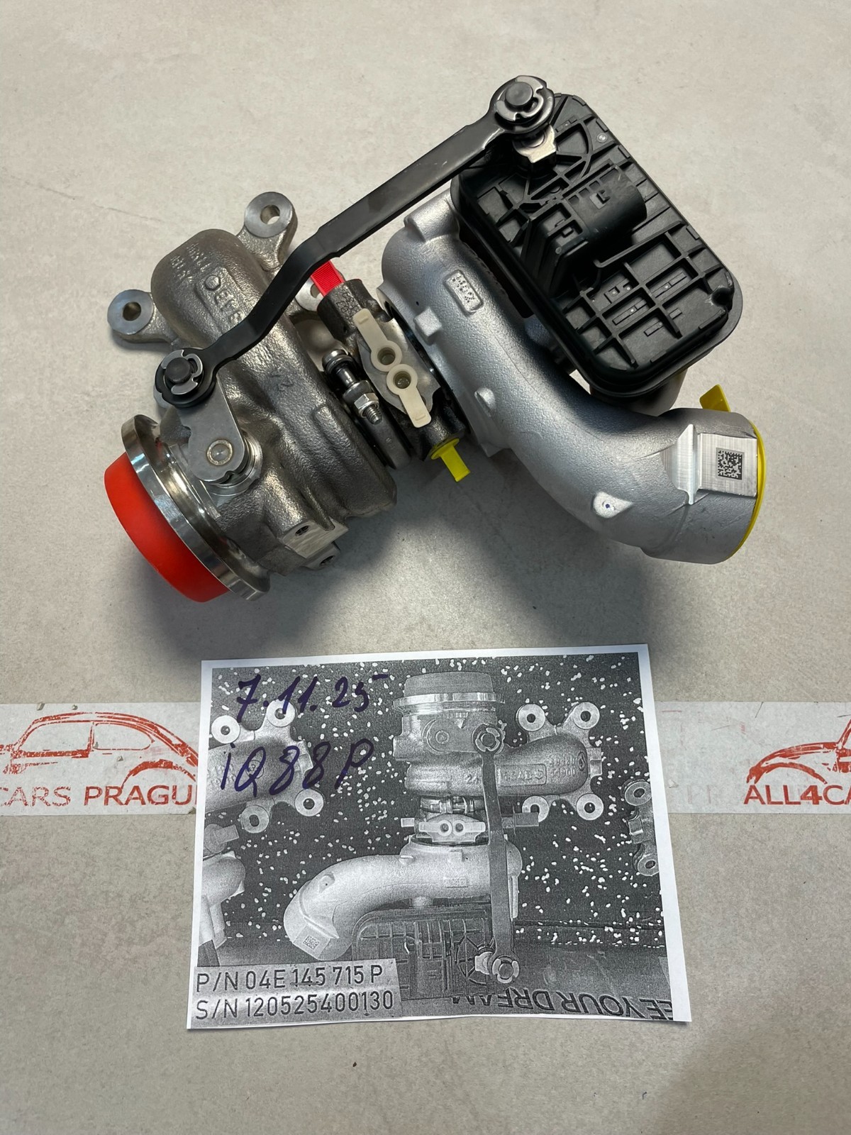 VW ARTEON , VW PASSAT TURBOLADER 1.4 TSI 04E145715P = 04E145793P ORIG NEU !! - Obrázek 16