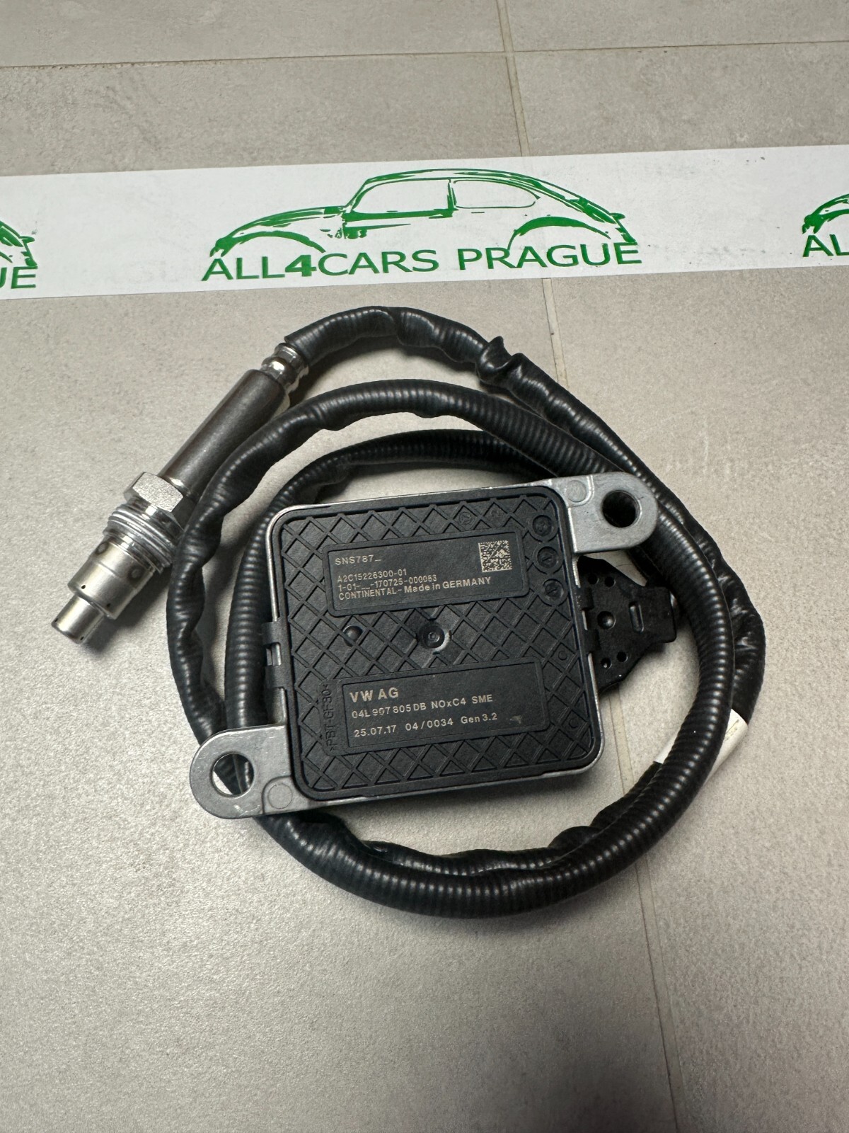 VW AUDI SEAT SKODA NOX-SENSOR LAMBDASONDE 04L907805DB ORIGINAL NEU!!! - Obrázek 3